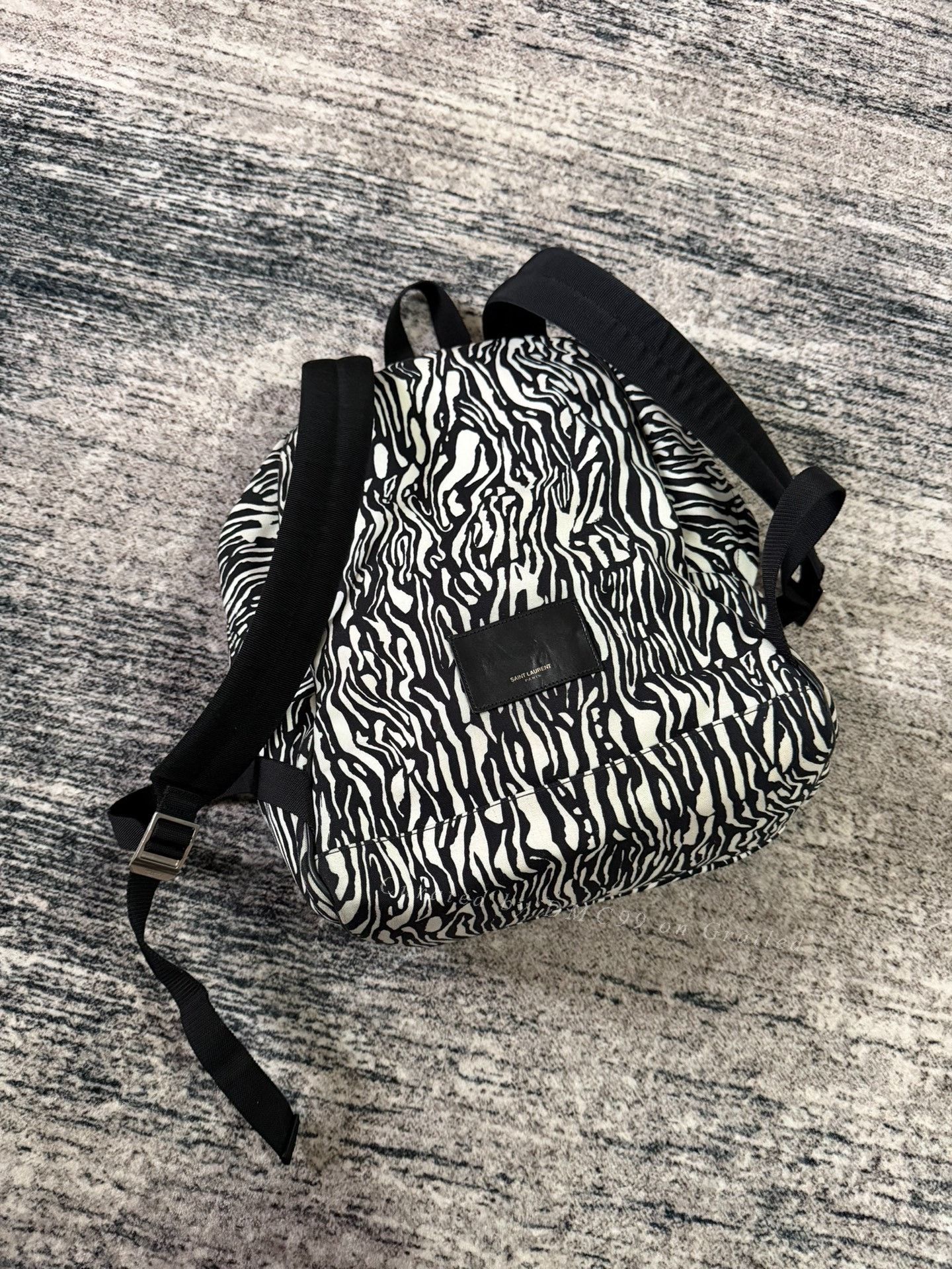 Saint Laurent Paris Saint Laurent YSL 16SS Zebra Print Backpack Size ONE SIZE - 3 Thumbnail