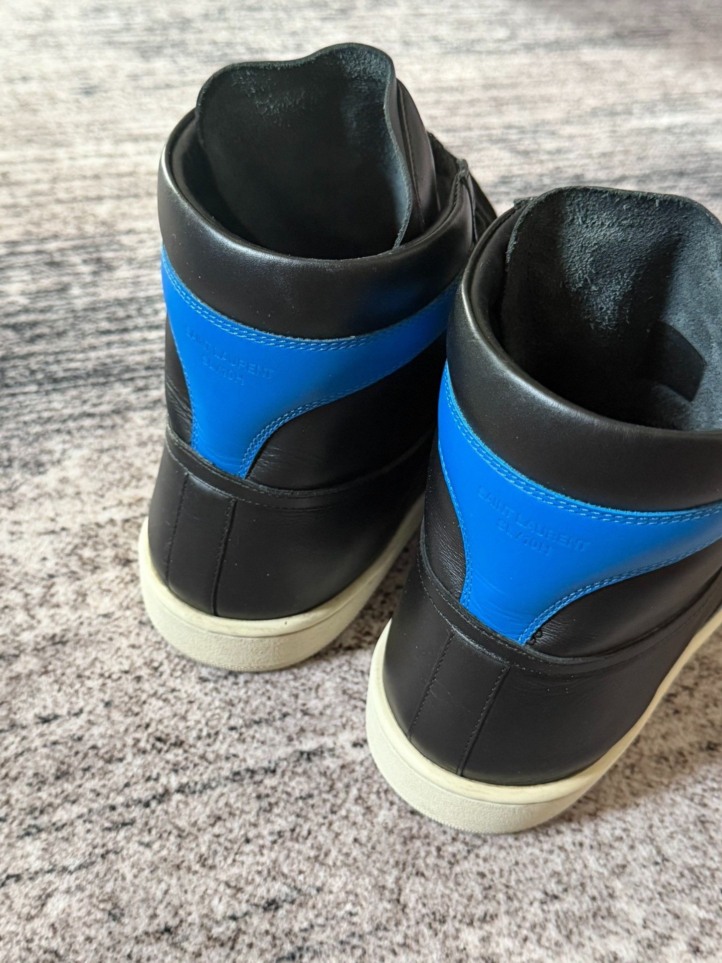 Saint Laurent Paris Saint Laurent SL10 Black Blue Sneakers Size US 10 / EU 43 - 4 Thumbnail