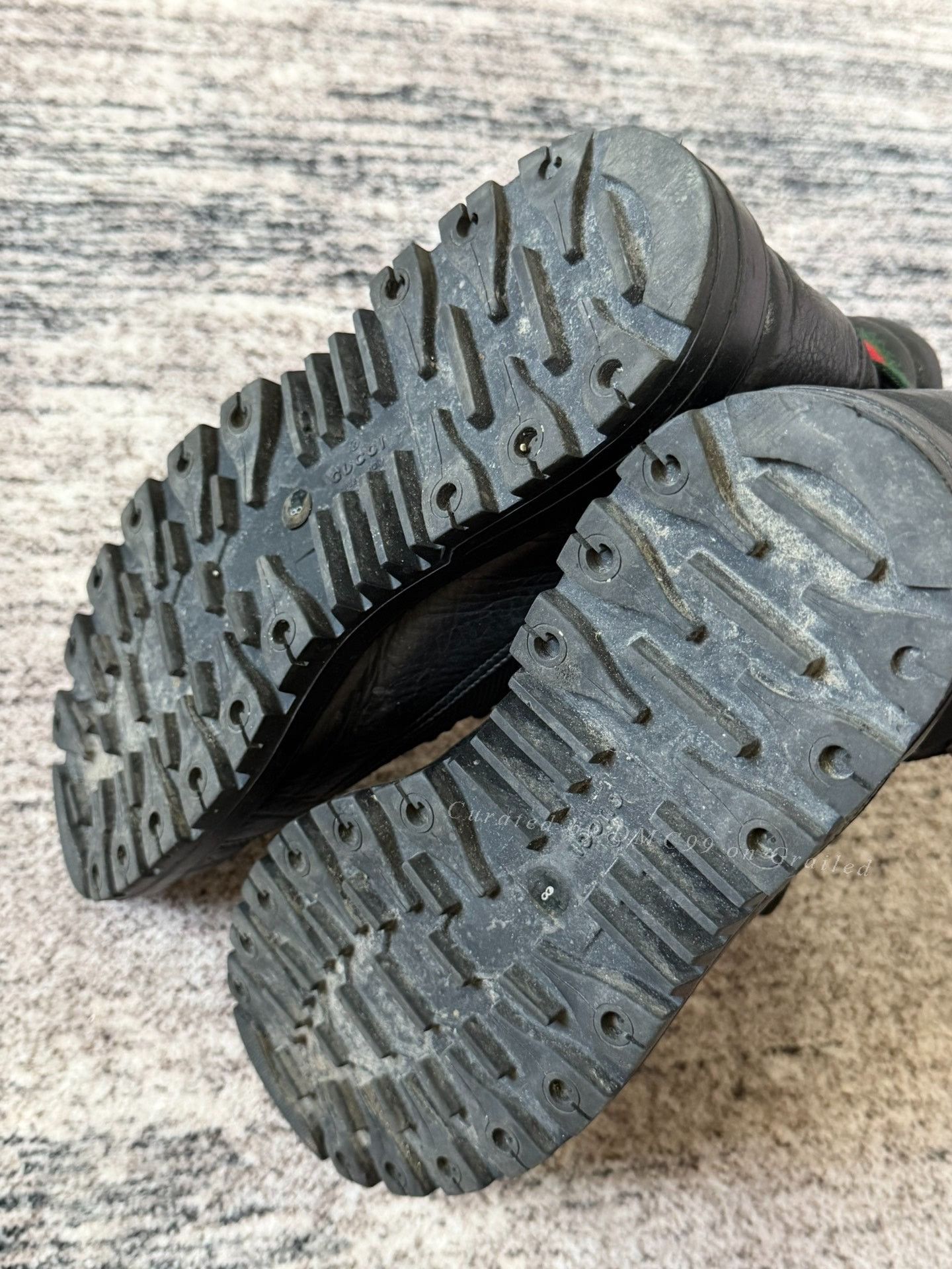 Gucci Gucci Black Leather Hiking Boots Size US 8 / EU 41 - 5 Thumbnail