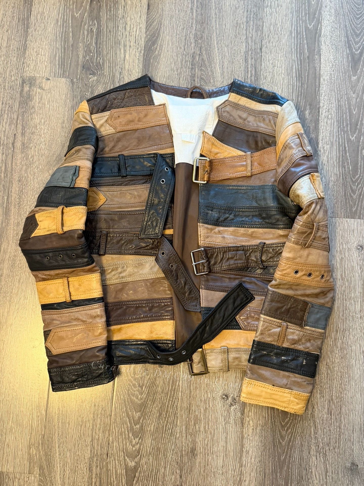 Maison Margiela Maison Margiela 12AW Cowhide Belt Jacket Size US XS / EU 42 / 0 - 3 Thumbnail