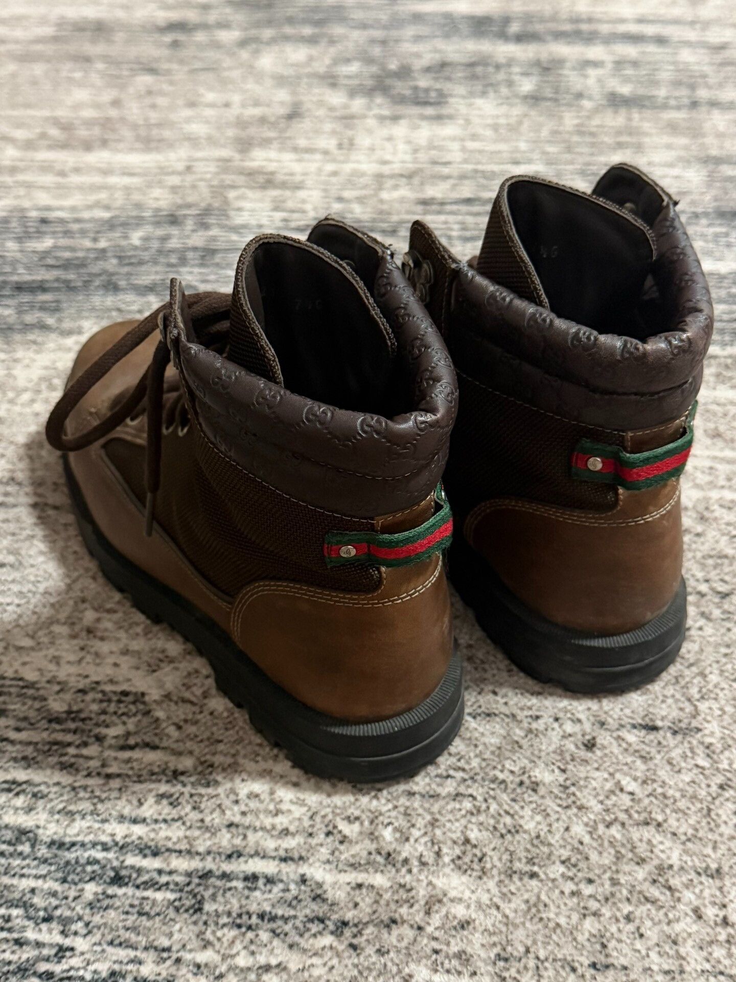 Gucci Gucci Brown Distressed Hiking Boots Size US 7.5 / EU 40-41 - 6 Thumbnail