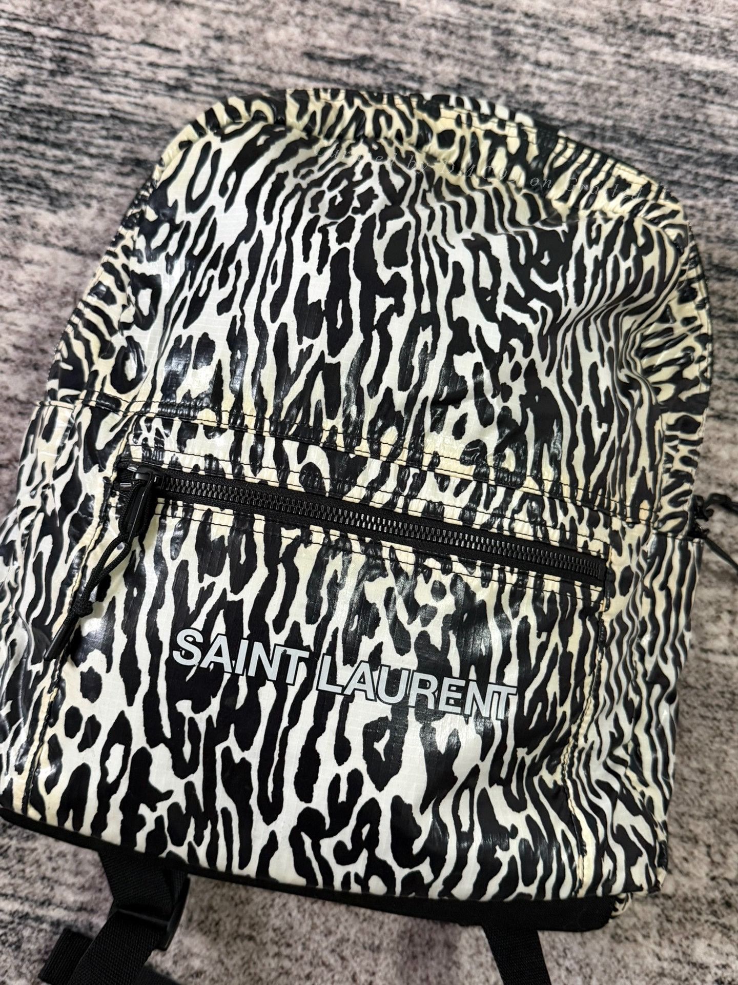 Saint Laurent Paris Saint Laurent YSL Leopard Print Backpack Size ONE SIZE - 2 Thumbnail