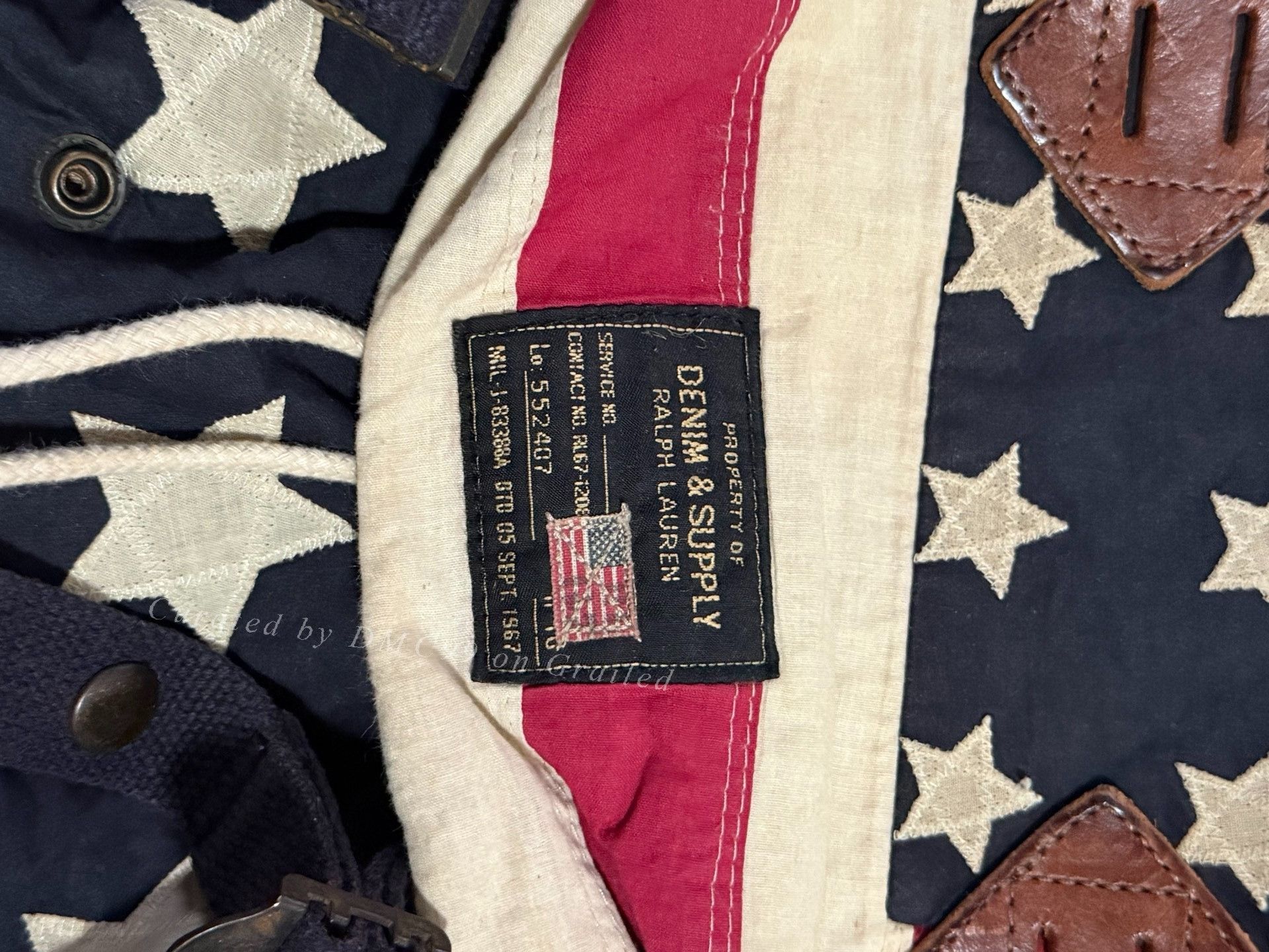 Vintage Vintage Ralph Lauren American Flag Backpack Size ONE SIZE - 5 Thumbnail