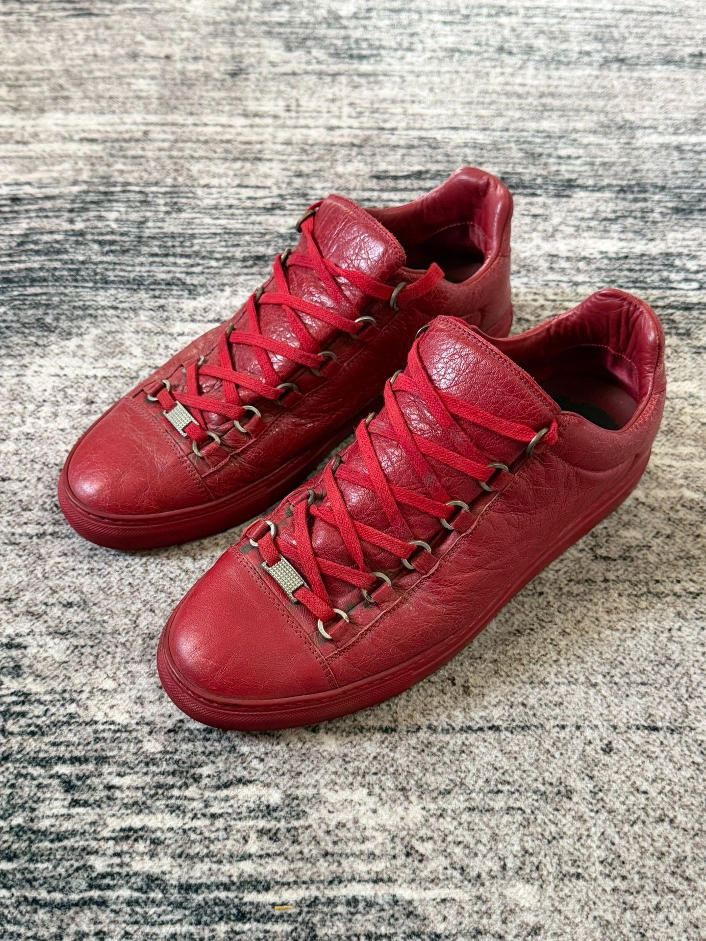Balenciaga Balenciaga Arena Sheepskin Low-Top Sneakers Size US 10 / EU 43 - 2 Thumbnail