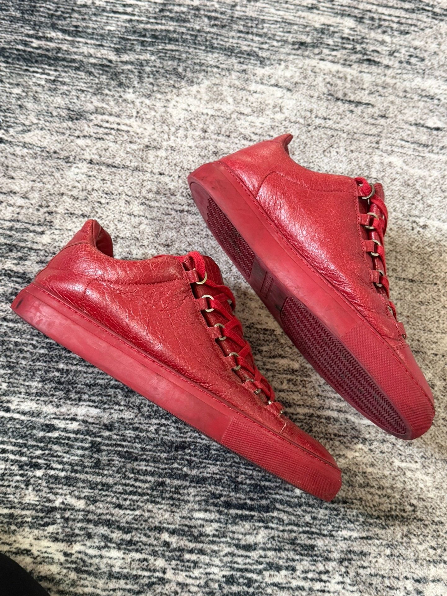 Balenciaga Balenciaga Arena Sheepskin Low-Top Sneakers Size US 10 / EU 43 - 4 Thumbnail