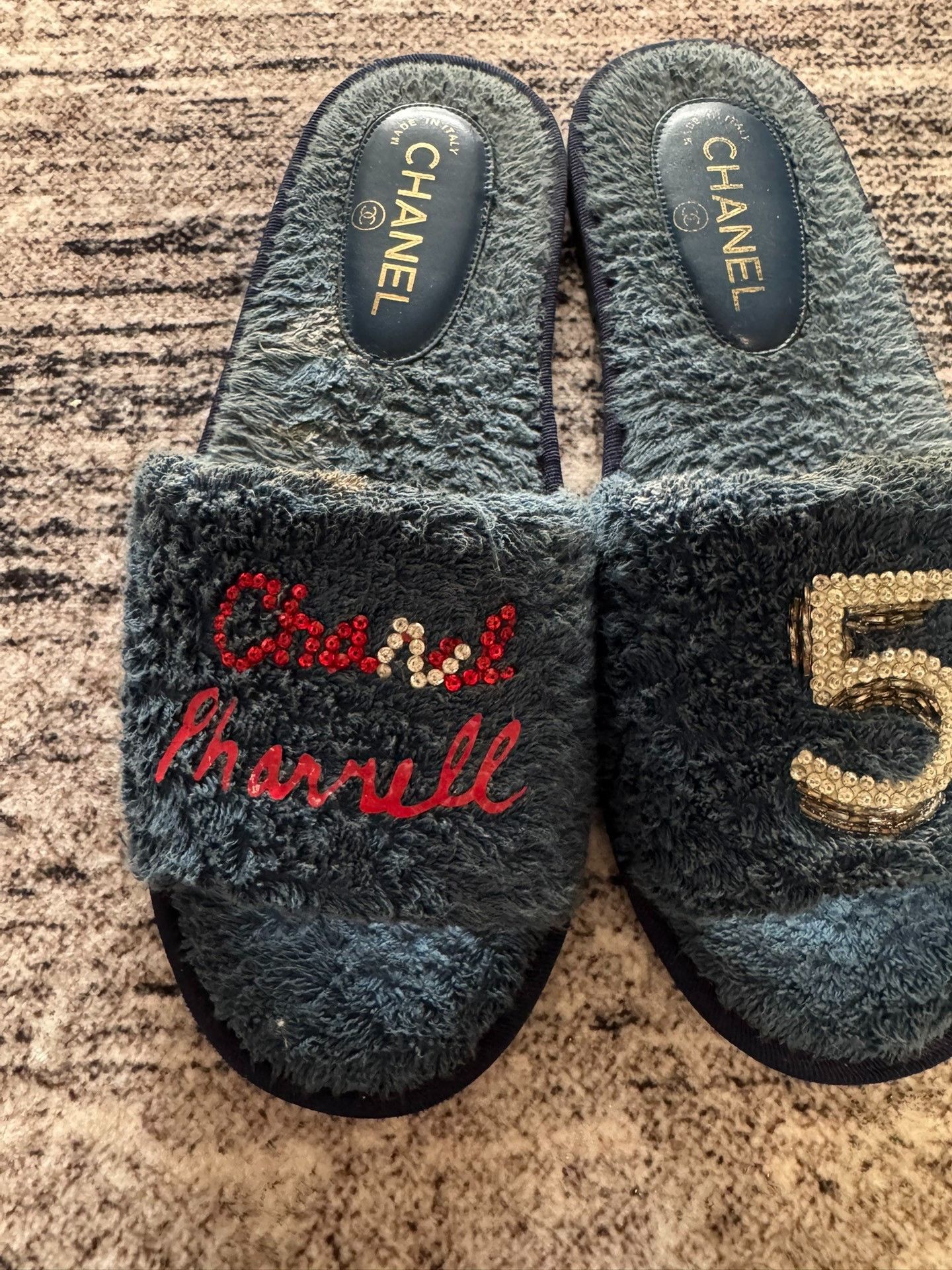 Chanel Chanel Pharrell Beaded Sequin Slippers Size US 9 / EU 42 - 2 Thumbnail