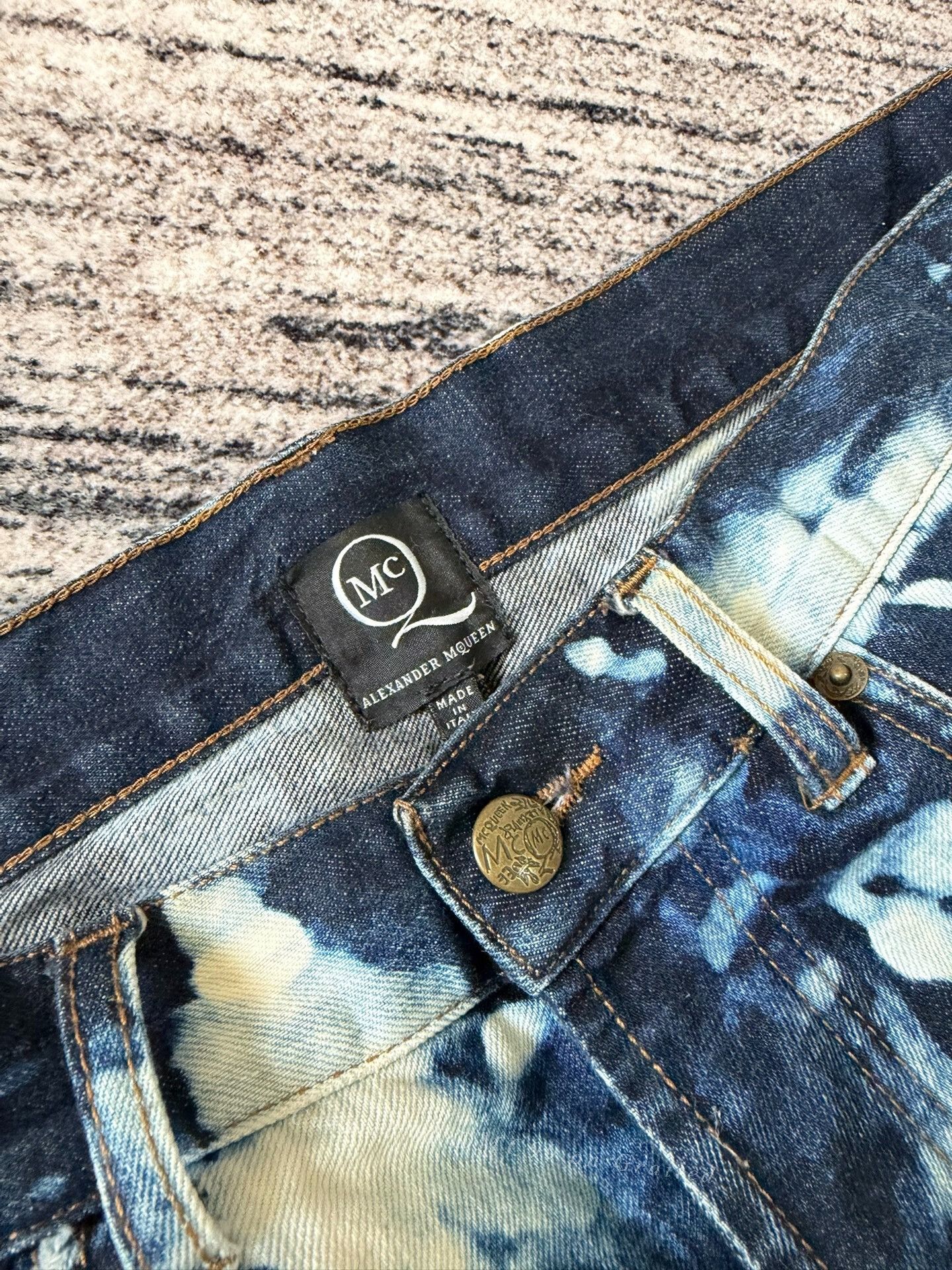 Alexander McQueen Alexander McQueen Splatter Tie-Dye Jeans Size US 32 / EU 48 - 3 Thumbnail