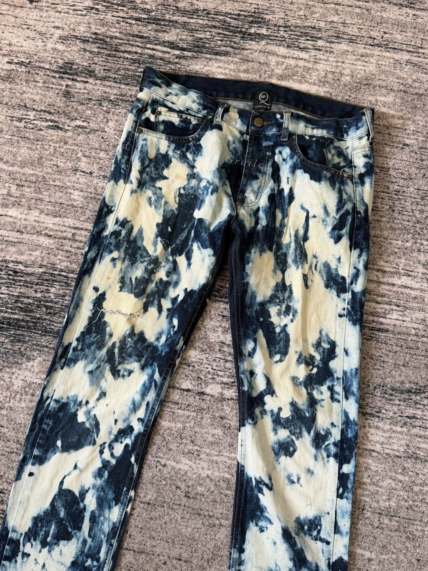Alexander McQueen Alexander McQueen Splatter Tie-Dye Jeans Size US 32 / EU 48 - 2 Thumbnail