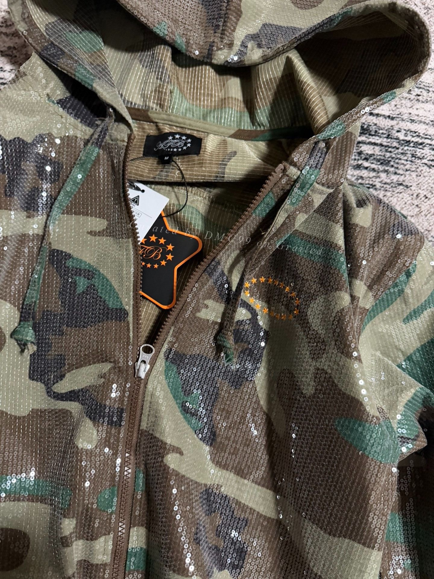 AVAVAV Hooded Spangle Camouflage Jacket Size US M / EU 48-50 / 2 - 2 Thumbnail