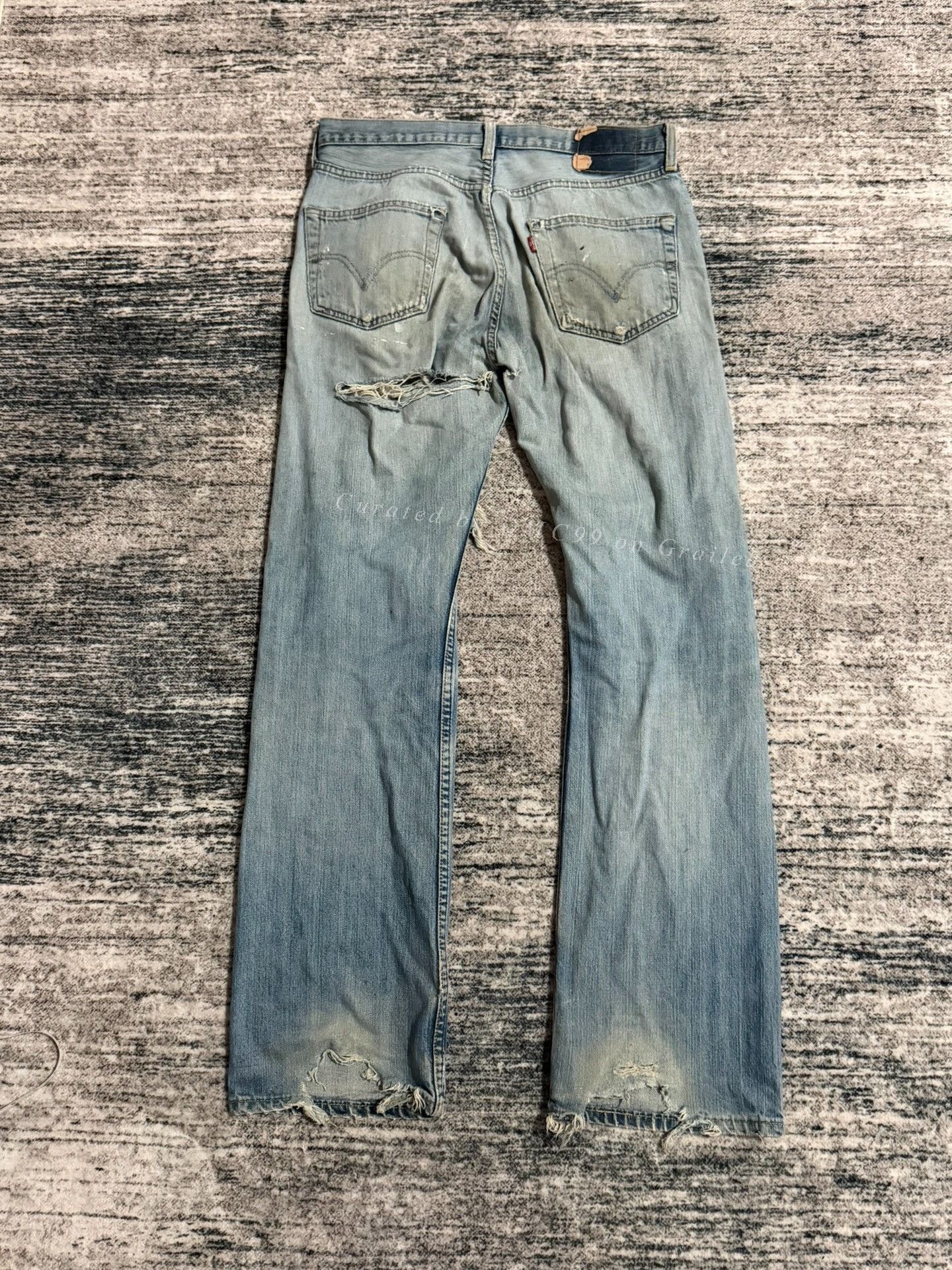 Vintage Vintage Levis 501 Destroy Jeans Size US 30 / EU 46 - 3 Thumbnail