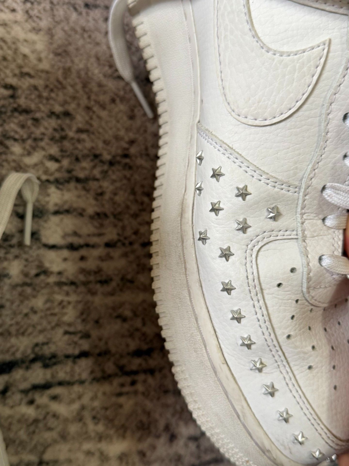 Nike Nike Air Force 1 Star Rivet Sneakers Size US 10 / EU 43 - 5 Thumbnail