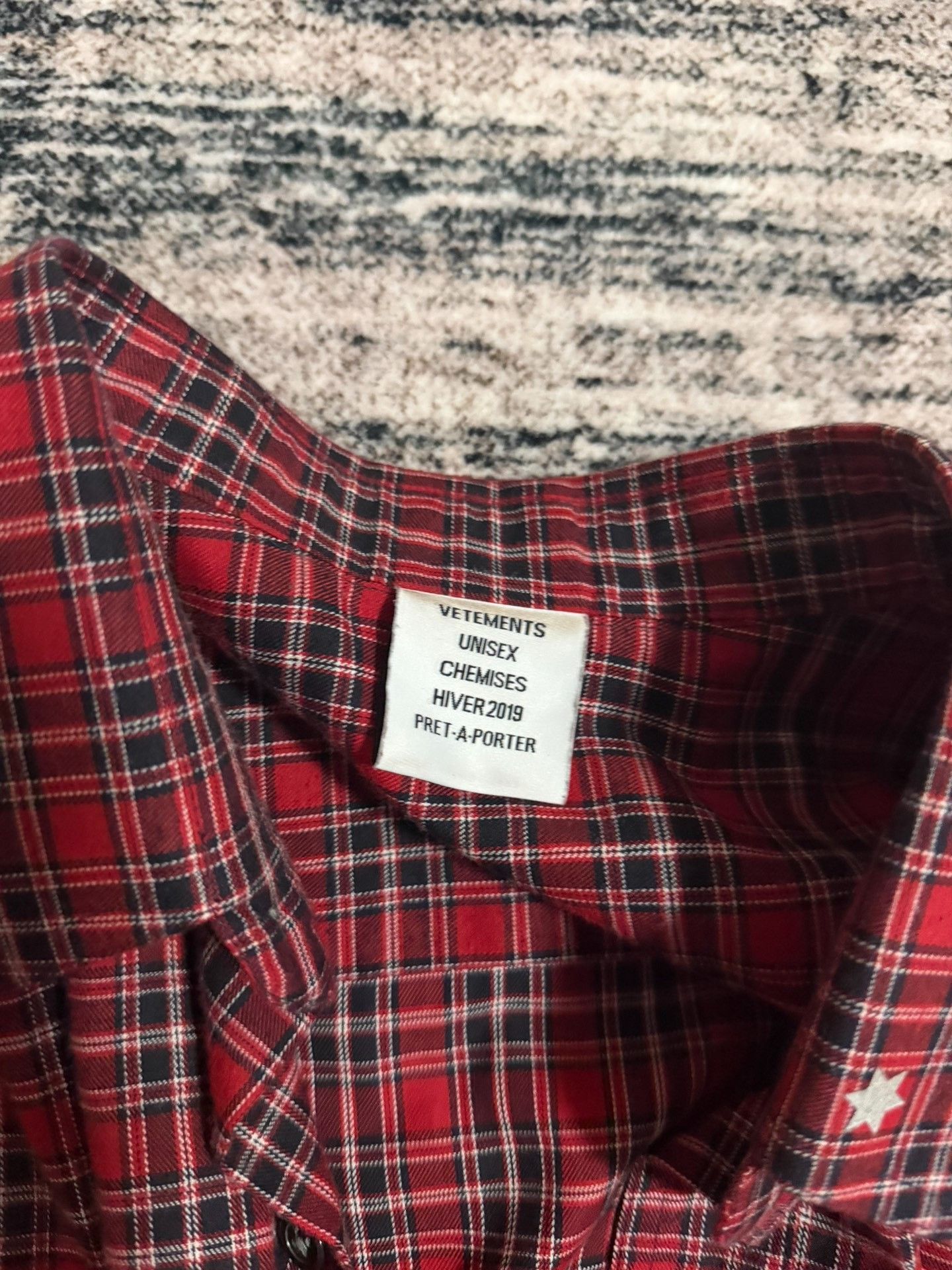 Vetements Vetements Disney Red Plaid Shirt Size S / US 4 / IT 40 - 4 Thumbnail