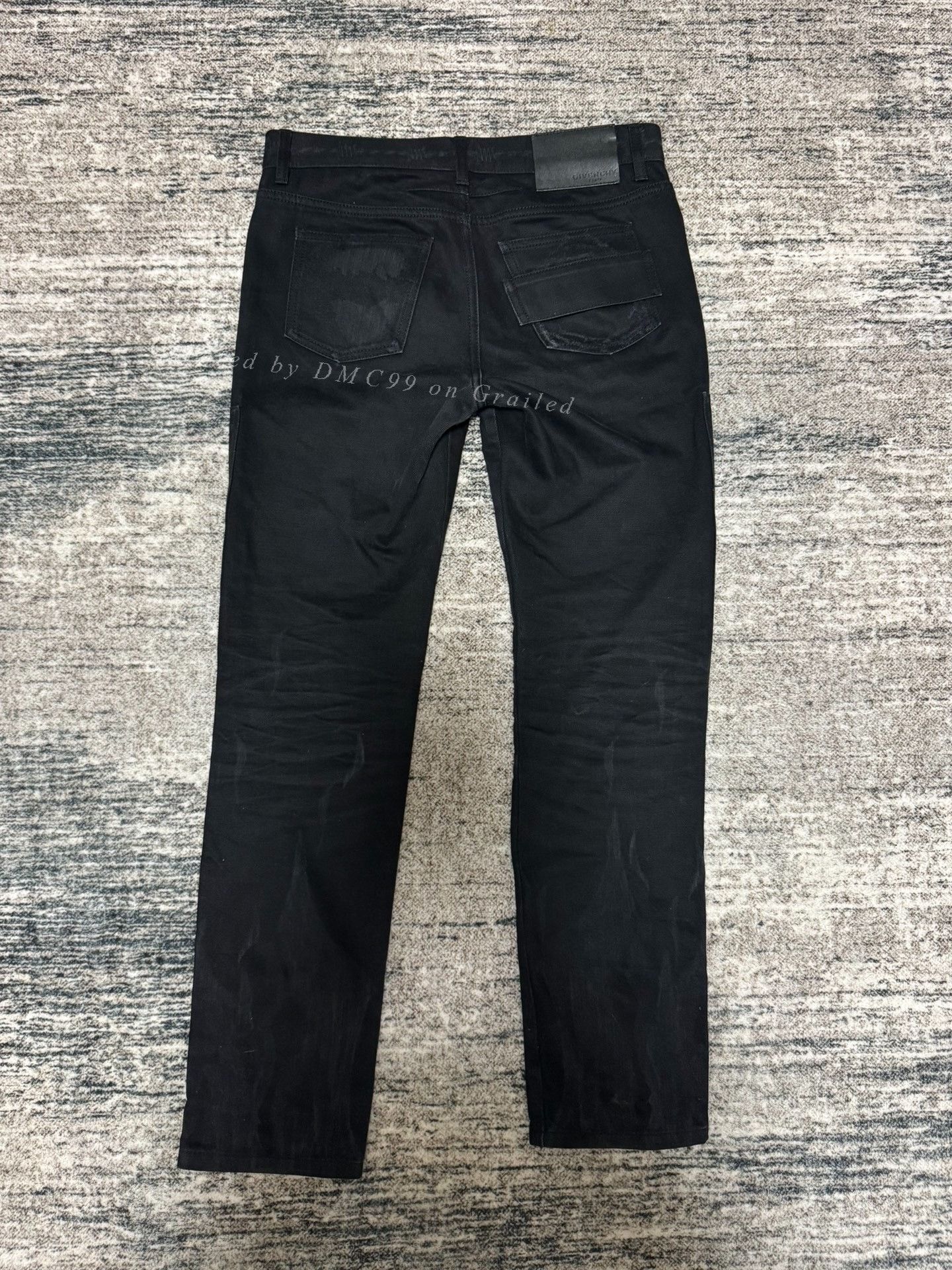 Riccardo Tisci Givenchy 14SS Jesus Print Double Knee Denim Size US 29 - 3 Thumbnail