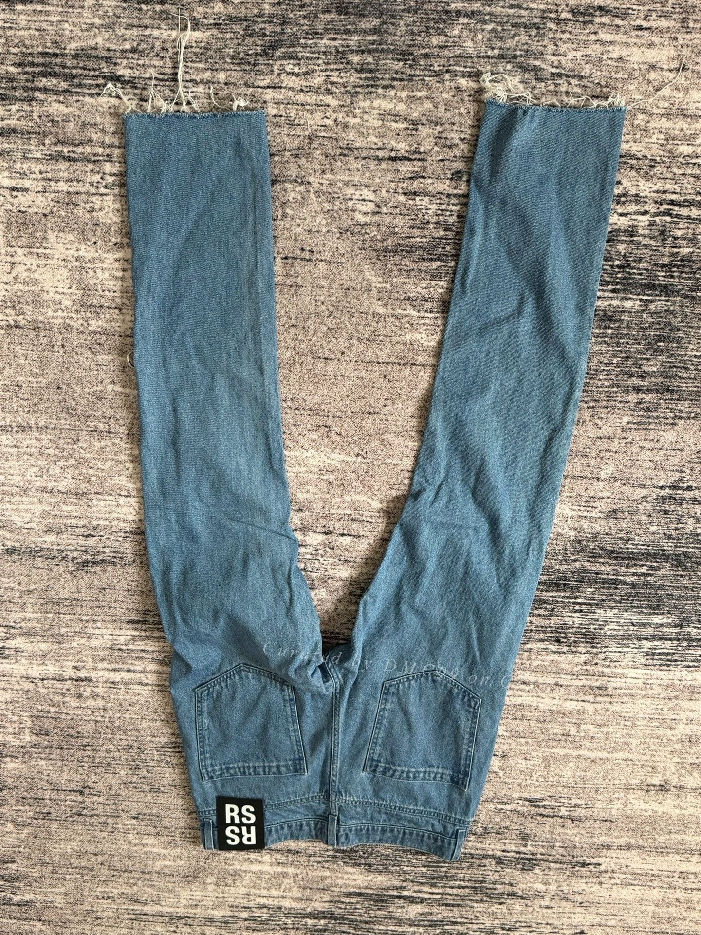 Raf Simons Raf Simons 18SS Iron Ring Blue Jeans Size US 35 - 4 Thumbnail