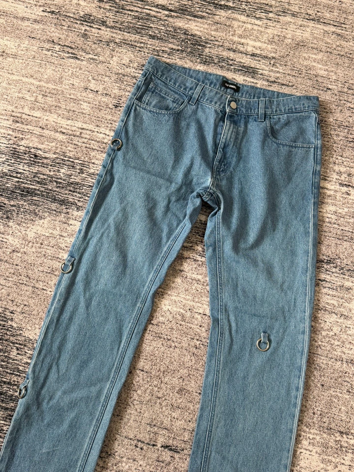 Raf Simons Raf Simons 18SS Iron Ring Blue Jeans Size US 35 - 2 Thumbnail