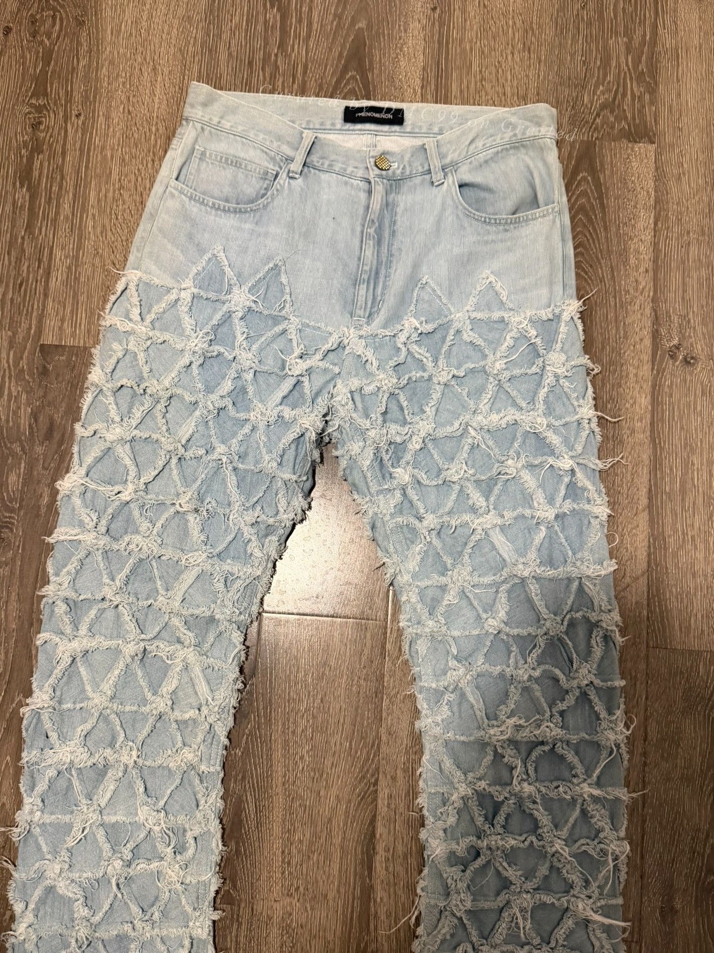 PHENOMENON Phenomenon 10SS Crust Punk Denim Size US 33 - 2 Thumbnail