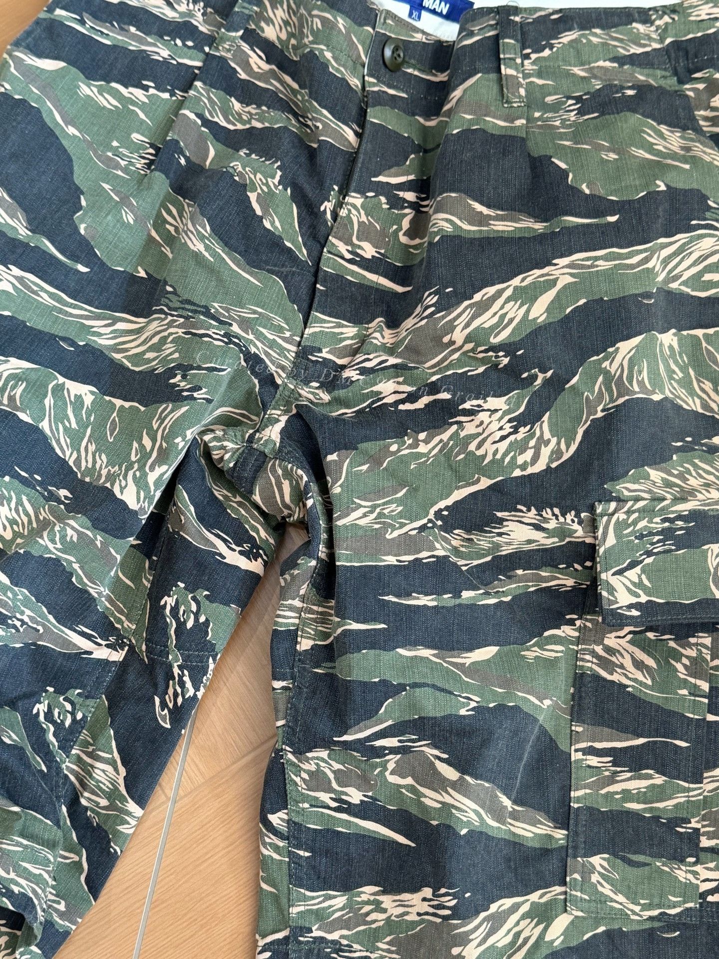 Junya Watanabe Junya Watanabe Tiger Stripe Cargo Shorts Size US 36 / EU 52 - 3 Thumbnail