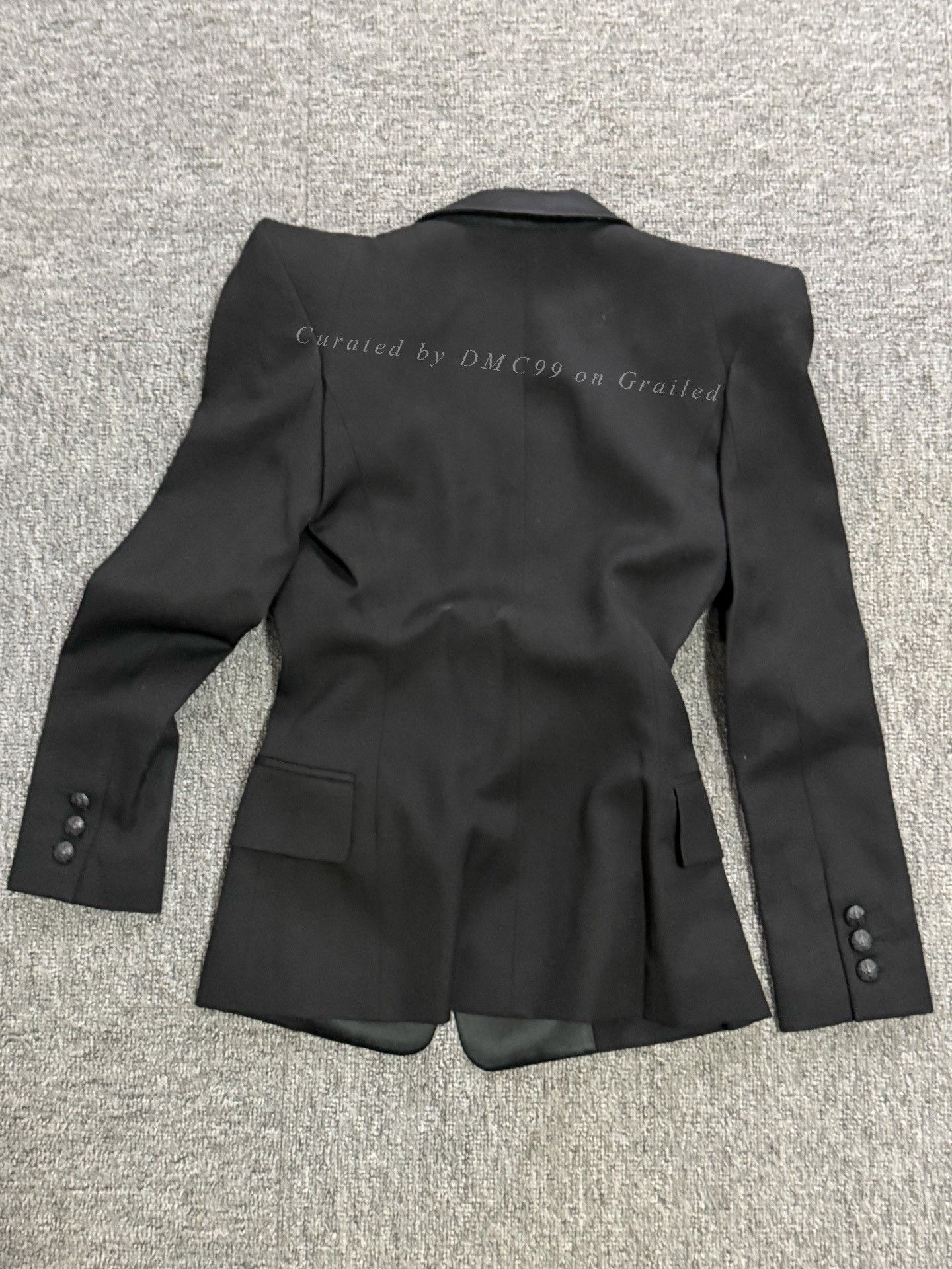 Balmain Balmain AW09 Christophe Decarnin Smoking Jacket Size XS / US 0-2 / IT 36-38 - 3 Thumbnail