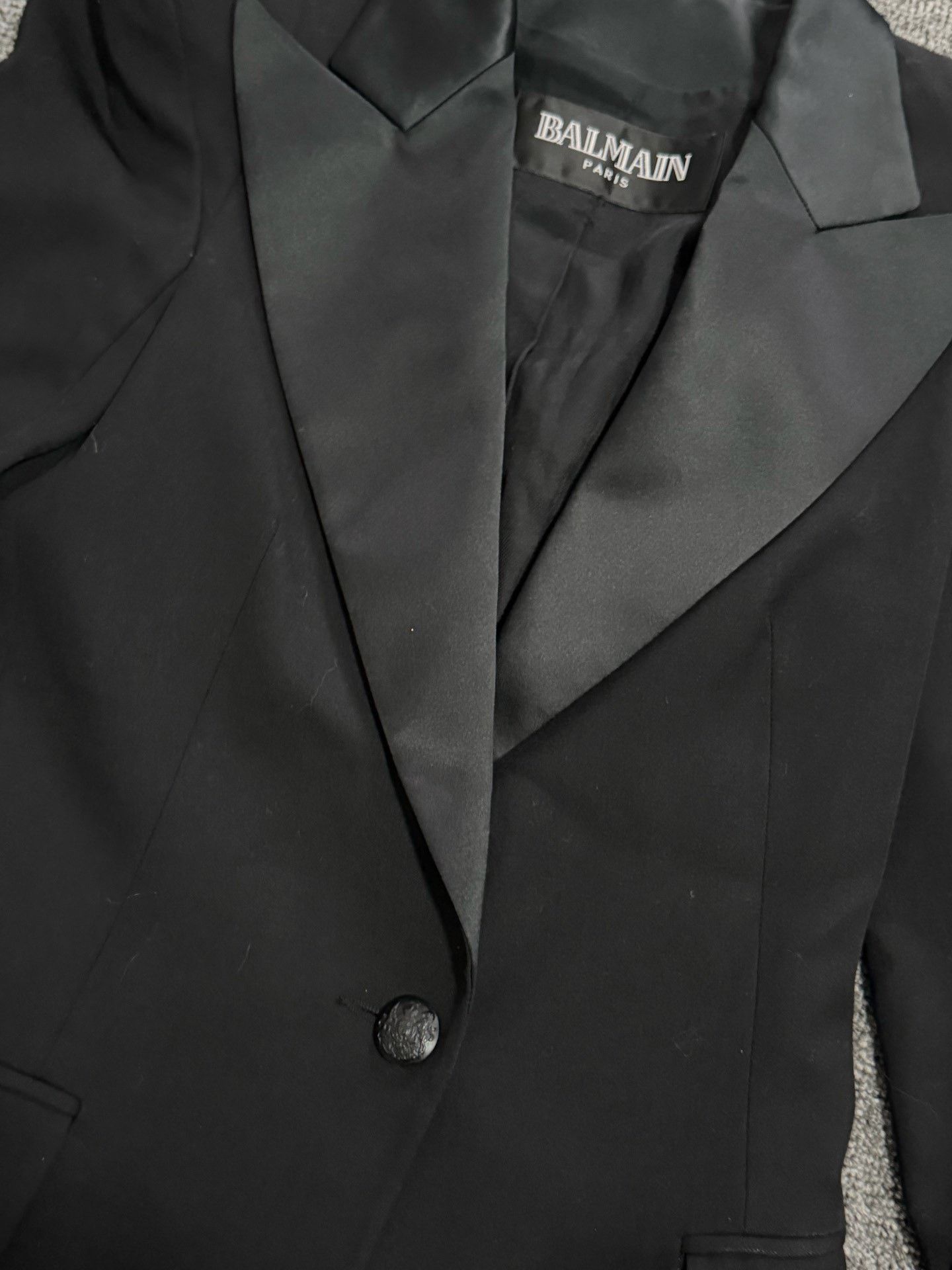 Balmain Balmain AW09 Christophe Decarnin Smoking Jacket Size XS / US 0-2 / IT 36-38 - 2 Thumbnail