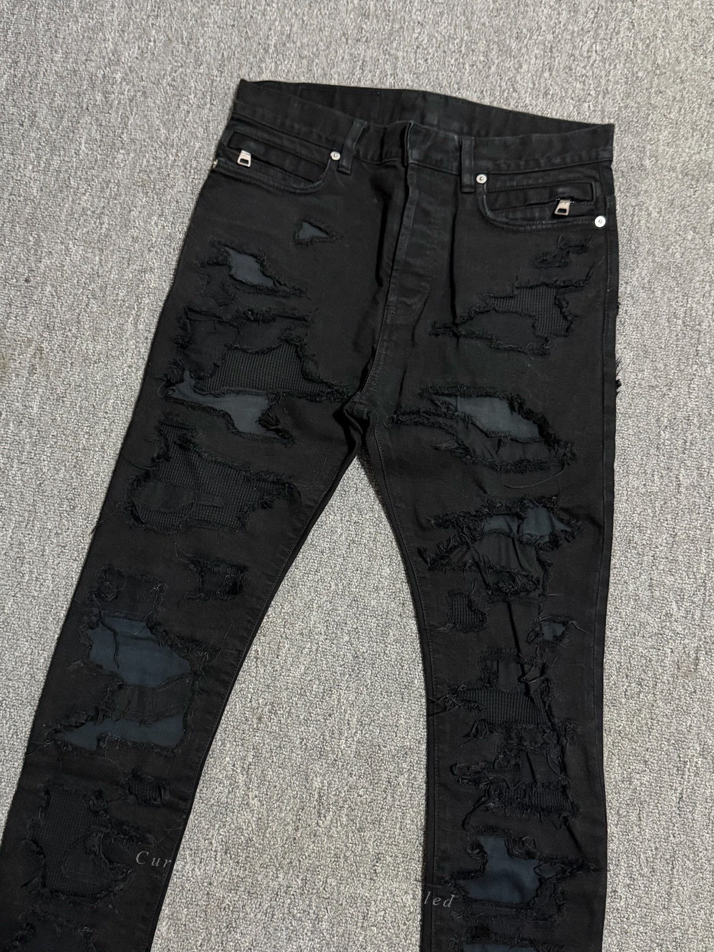 Balmain Balmain 17AW Distressed Jeans Size US 30 / EU 46 - 3 Thumbnail