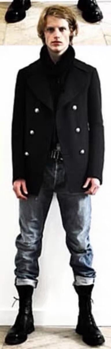 Balmain Balmain 11SS Curved Cut Blue Denim Size US 30 / EU 46 - 4 Thumbnail