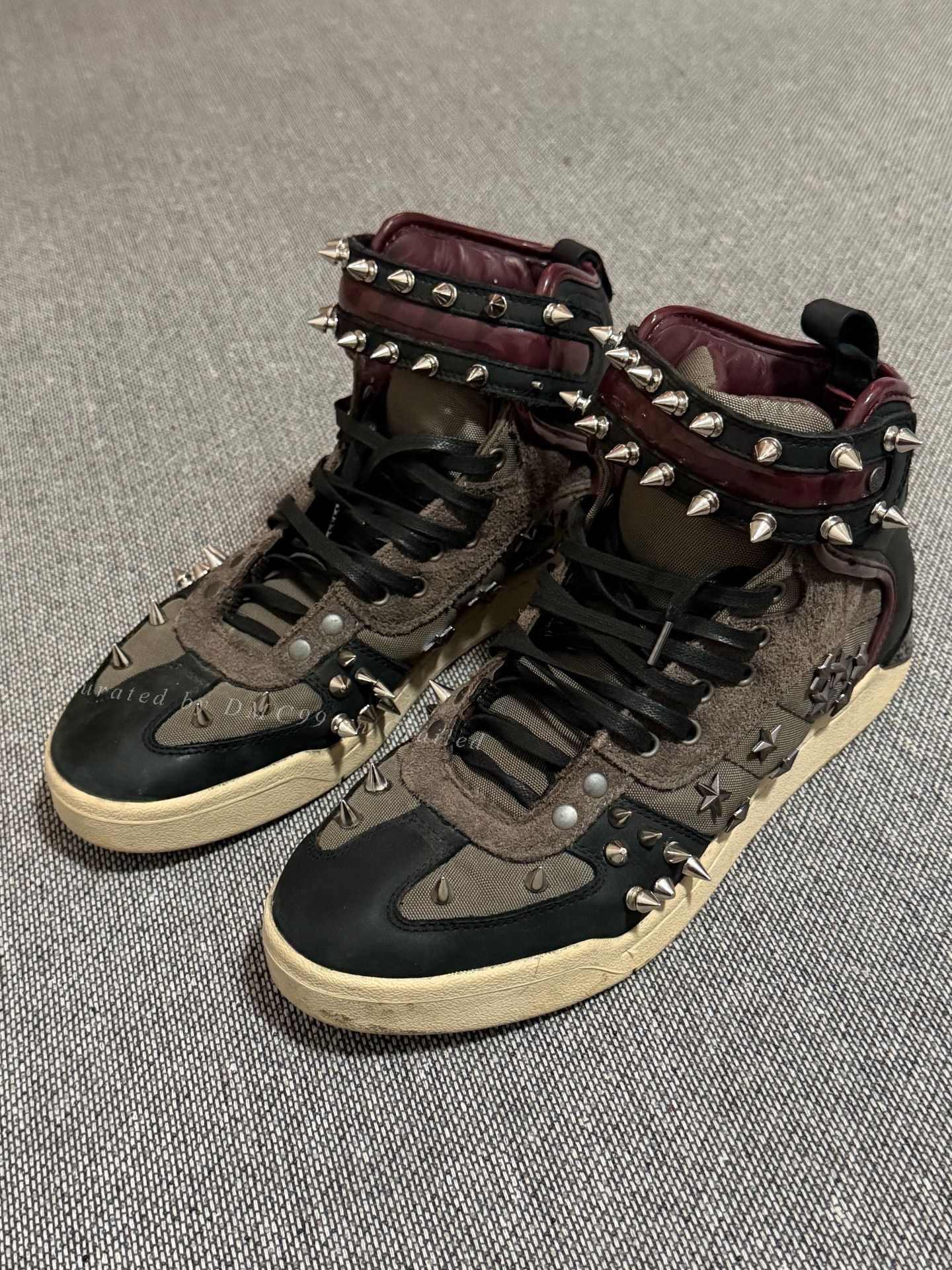 Vintage Vintage Diesel 12ss Rivet Star Sneakers Size US 9 / EU 42 - 2 Thumbnail