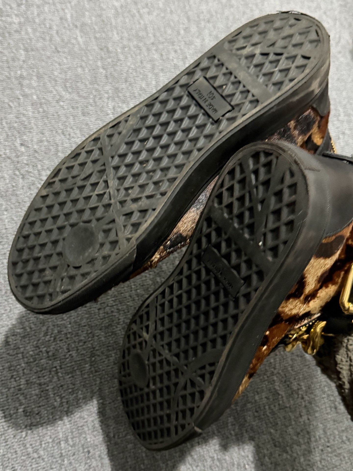 Giuseppe Zanotti Giuseppe Zanotti Leopard Chain Strap Boots Size US 7.5 / EU 40-41 - 5 Thumbnail