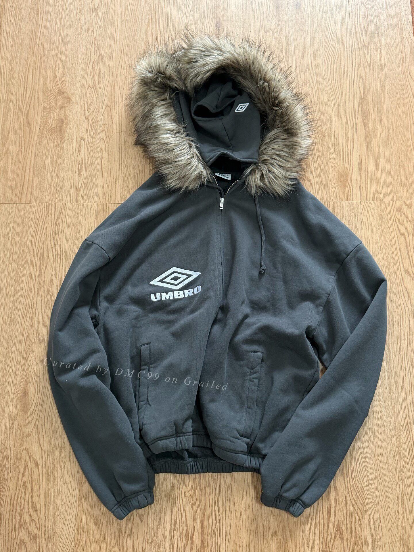 Slam Jam Umbro x Slam Jam Men's Fur Masked Hoodie Size US L / EU 52-54 / 3 - 4 Thumbnail