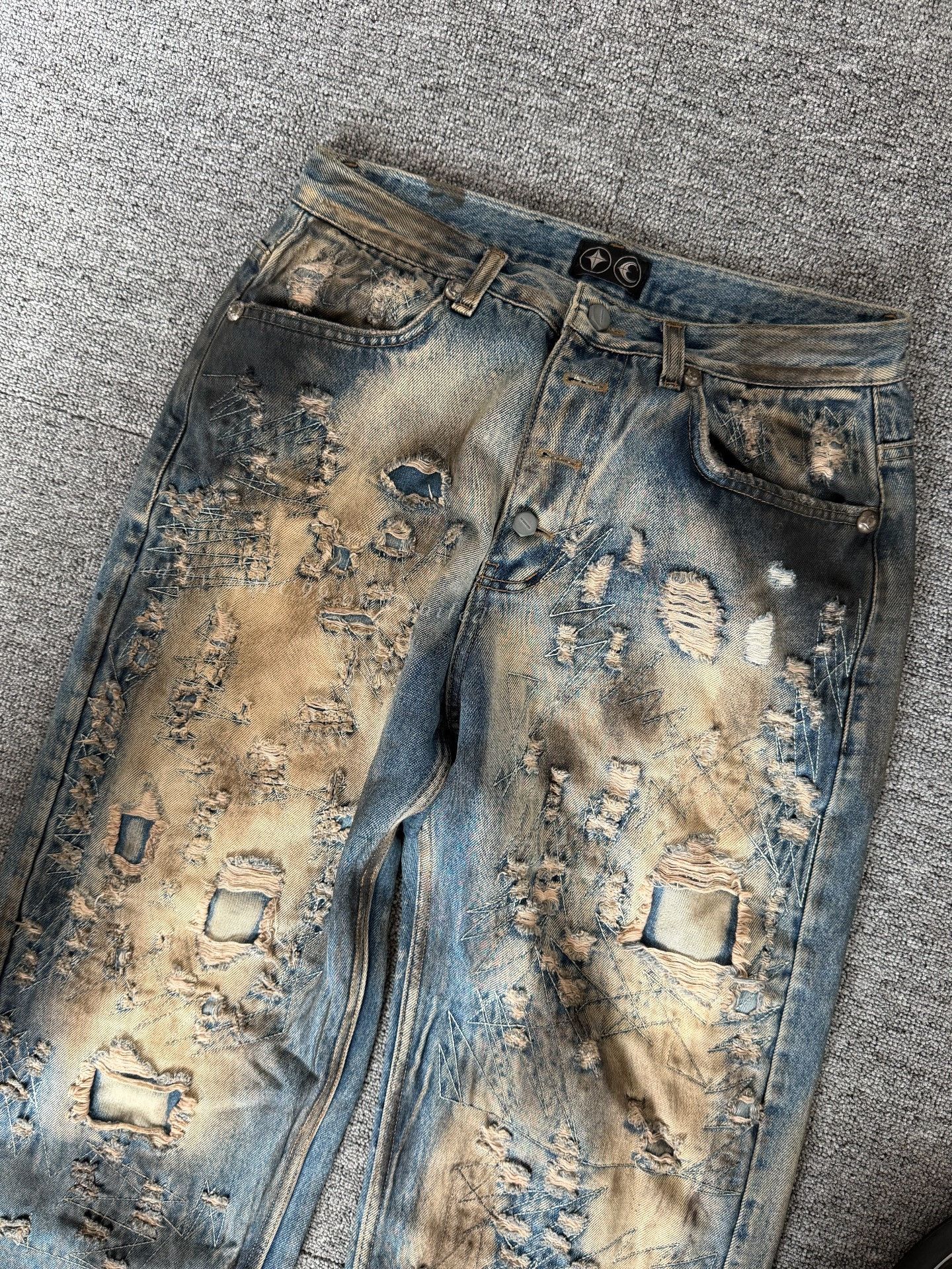 Thug Club Thugclub 25SS Boro Distressed Jeans Size US 30 / EU 46 - 2 Thumbnail