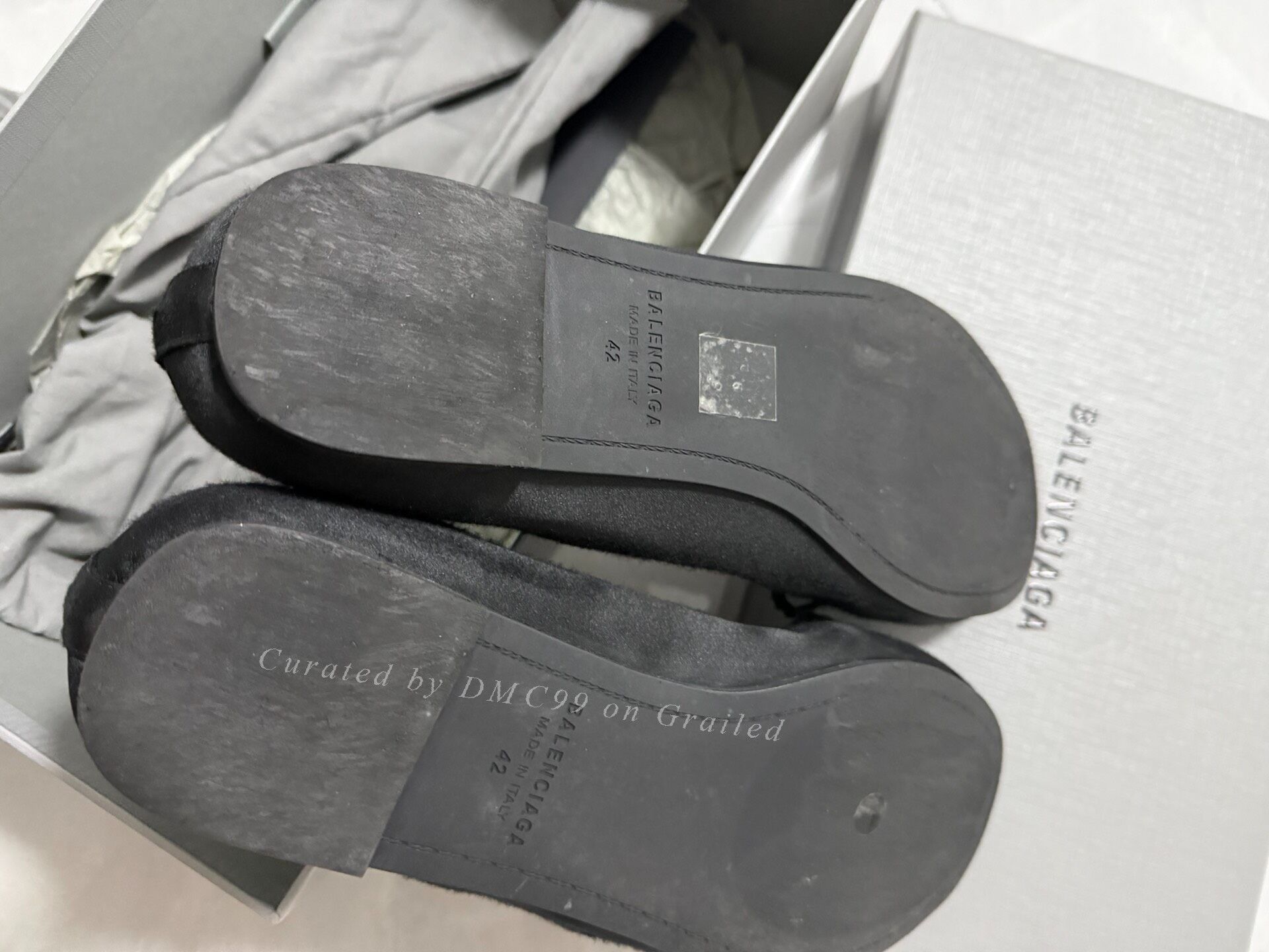 Balenciaga Balenciaga Leo Pold Satin Ballerina Flats Size US 11 / IT 41 - 3 Thumbnail