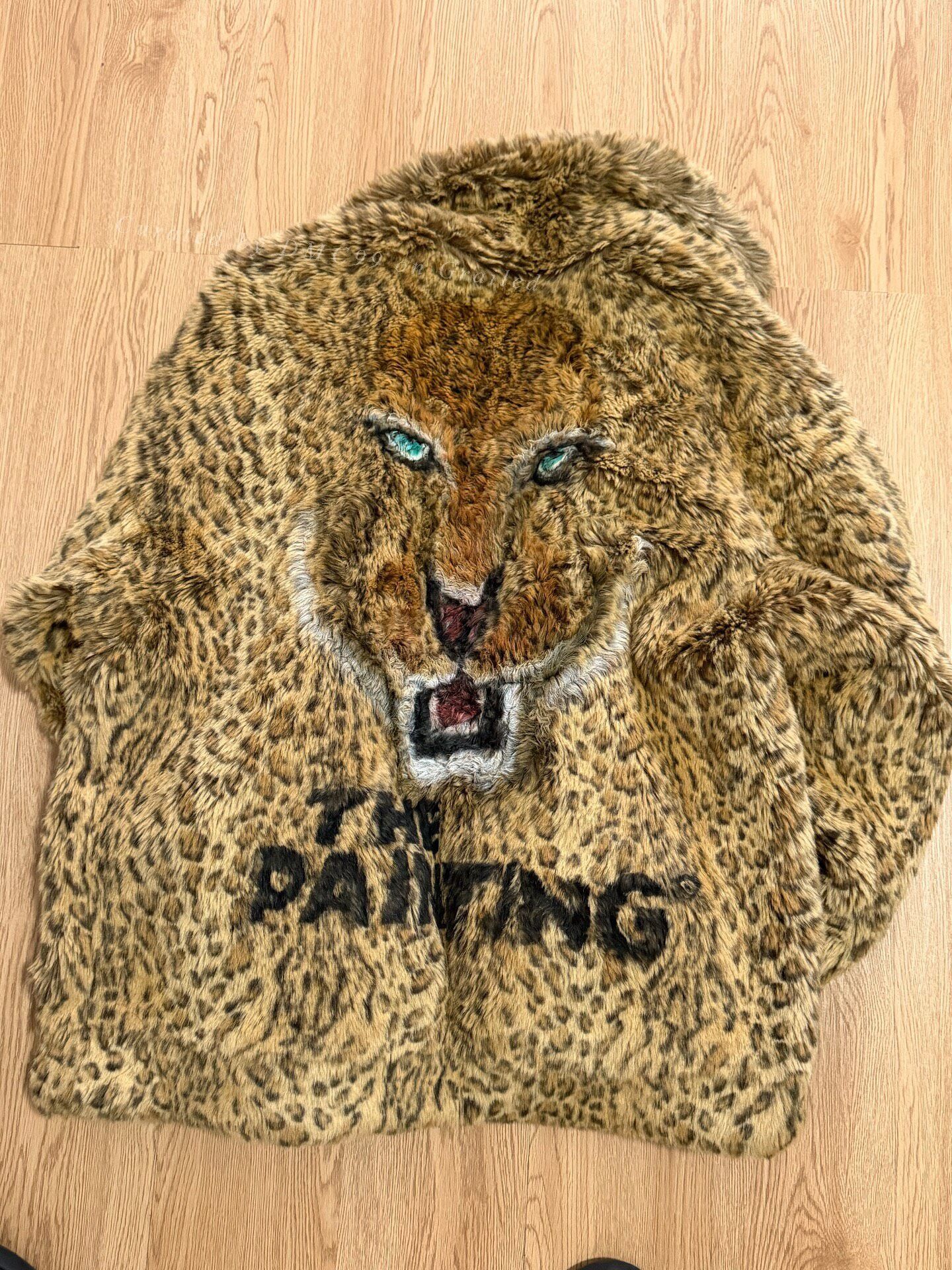 Doublet Doublet Painted Leopard Fur Coat Size S / US 4 / IT 40 - 3 Thumbnail