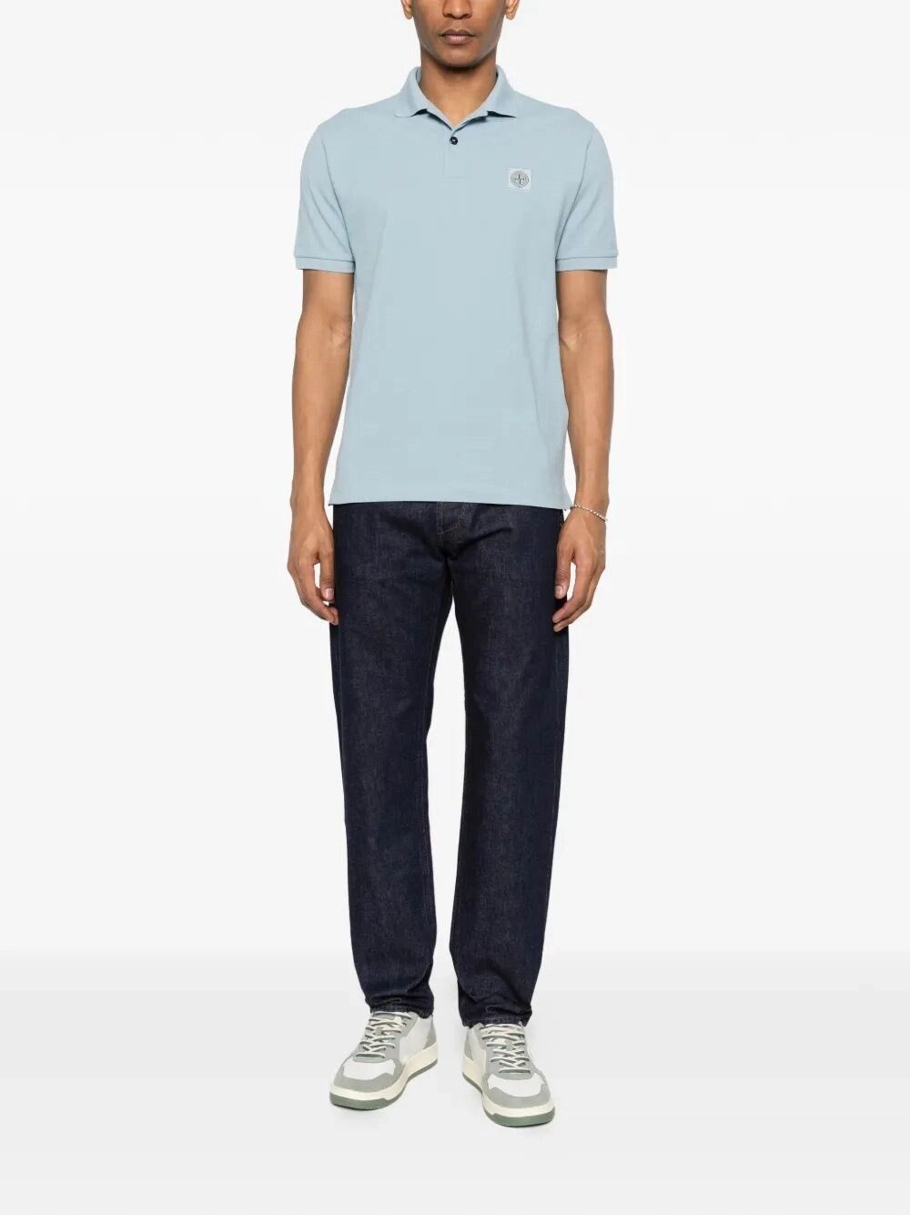 Stone Island 50/2 Organic Cotton Piquet Polo Size US L / EU 52-54 / 3 - 2 Thumbnail