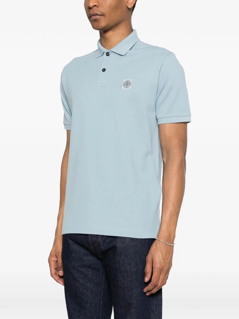 Stone Island 50/2 Organic Cotton Piquet Polo Size US L / EU 52-54 / 3 - 5 Thumbnail