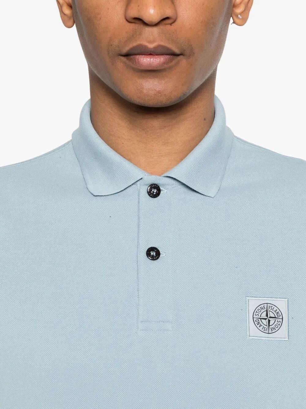 Stone Island 50/2 Organic Cotton Piquet Polo Size US XL / EU 56 / 4 - 4 Thumbnail