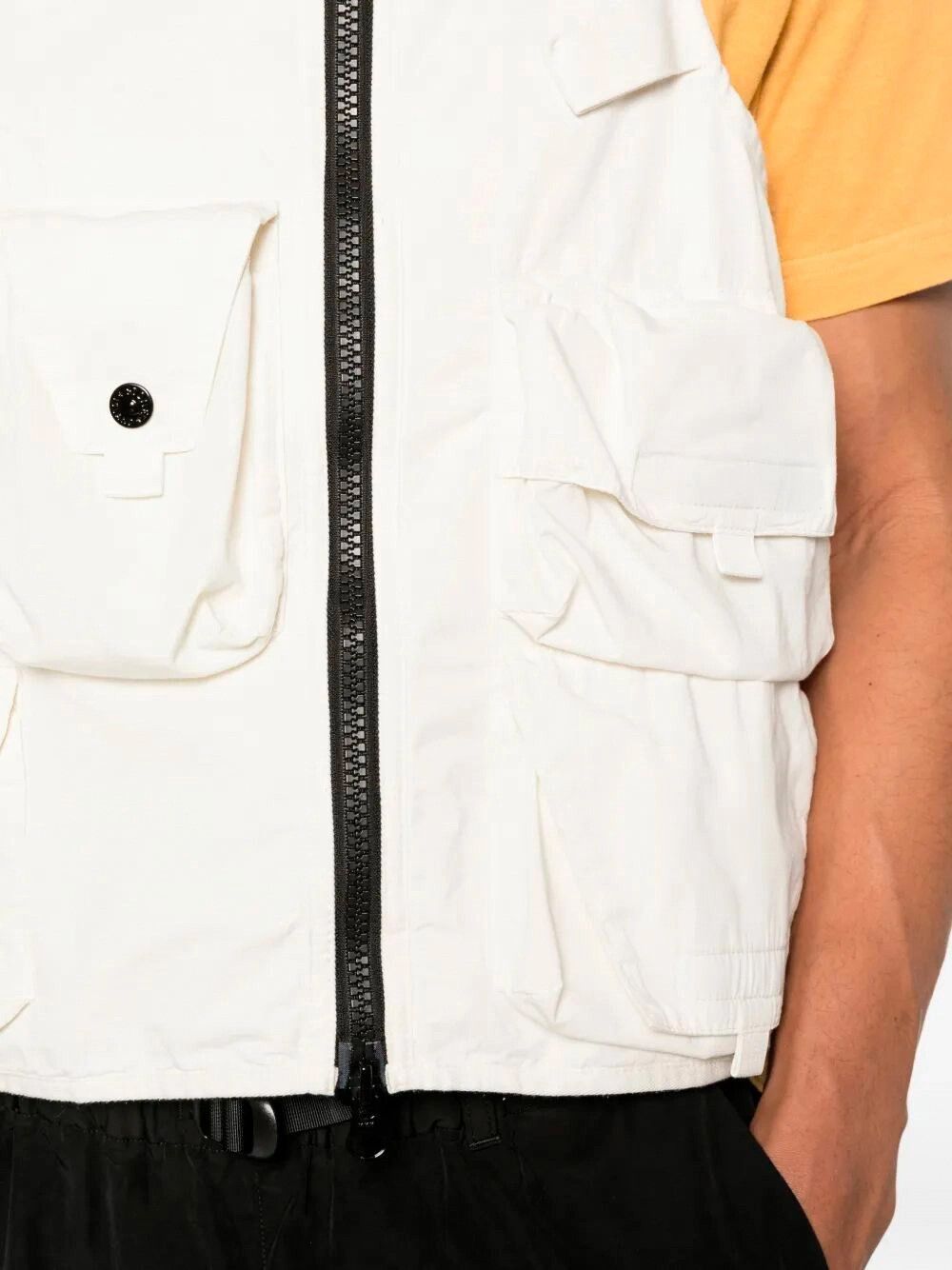 Stone Island Cotton Nylon Micro Ripstop Vest Size US M / EU 48-50 / 2 - 4 Thumbnail
