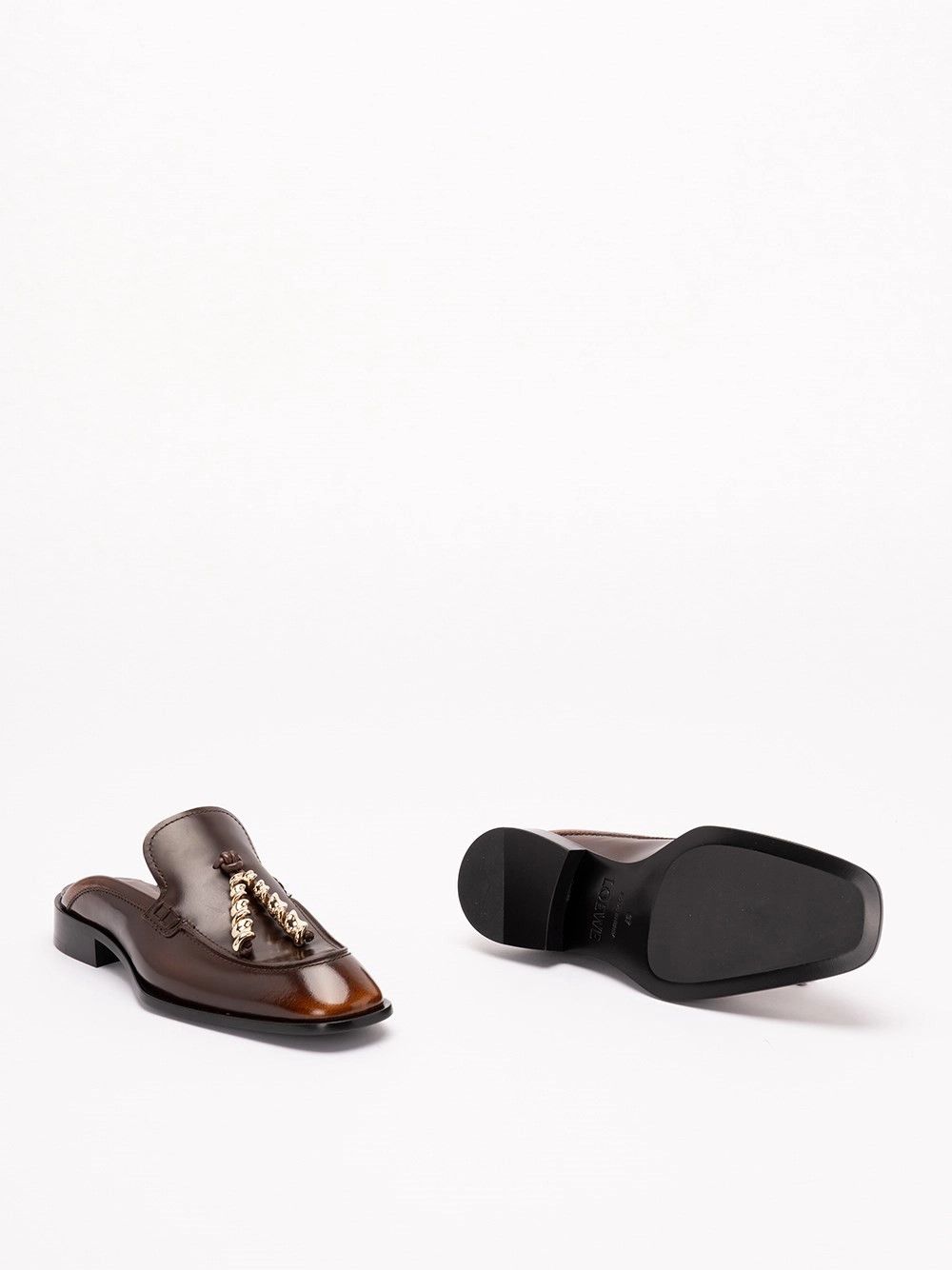 Loewe `Edge` Mule Loafers Size US 7 / IT 37 - 4 Thumbnail