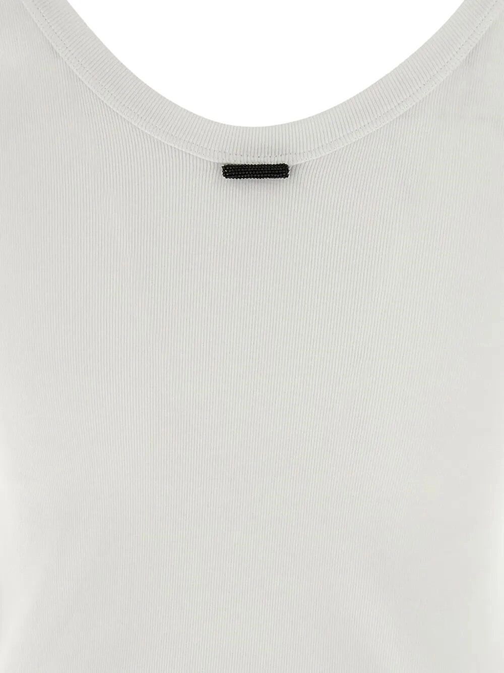 Brunello Cucinelli T-Shirt with Monili Size L / US 10 / IT 46 - 3 Thumbnail