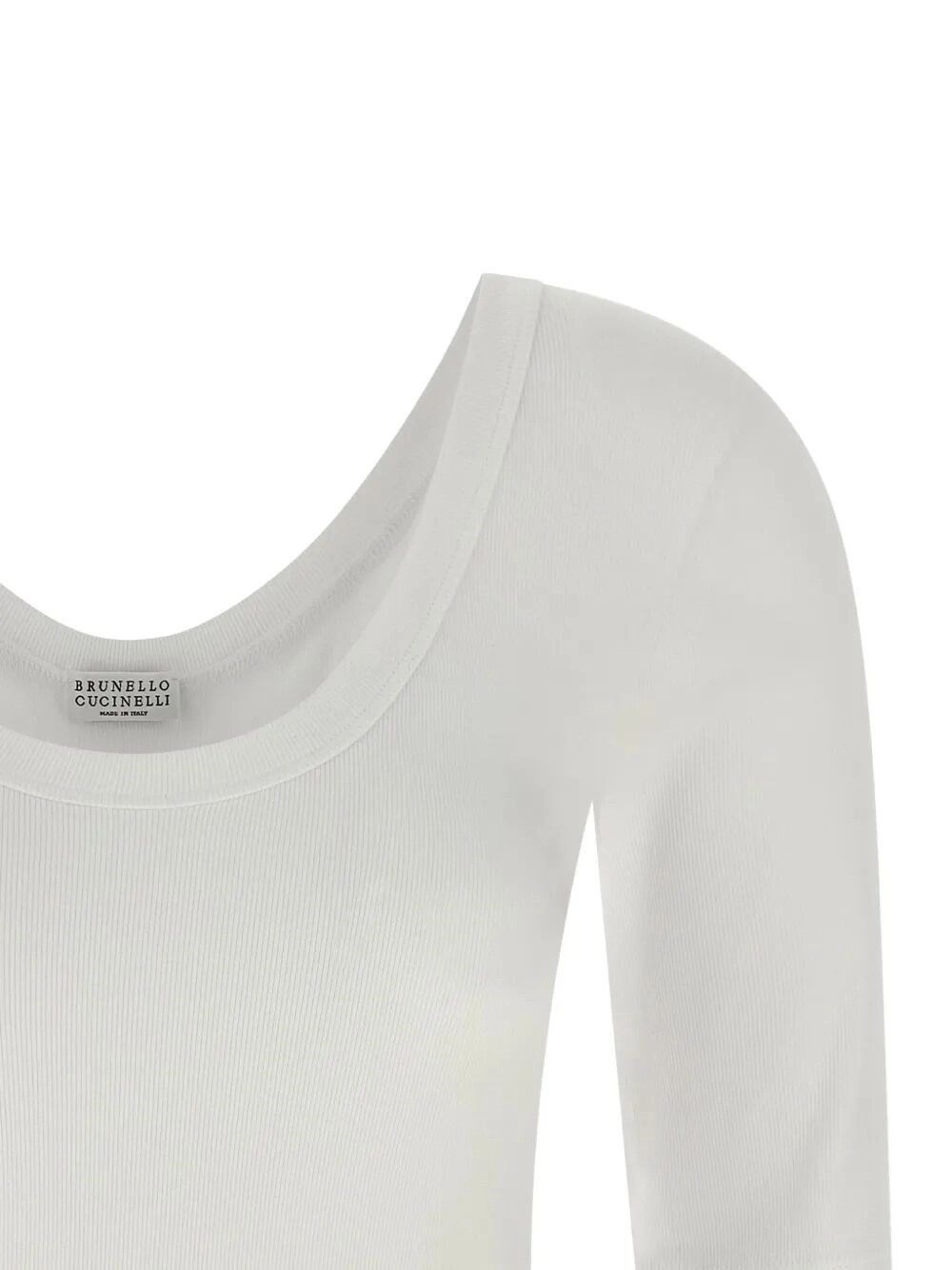Brunello Cucinelli T-Shirt with Monili Size M / US 6-8 / IT 42-44 - 4 Thumbnail