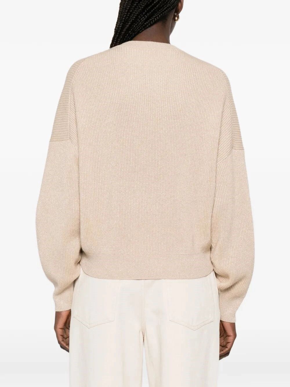 Brunello Cucinelli Round-Neck Sweater Size L / US 10 / IT 46 - 4 Thumbnail