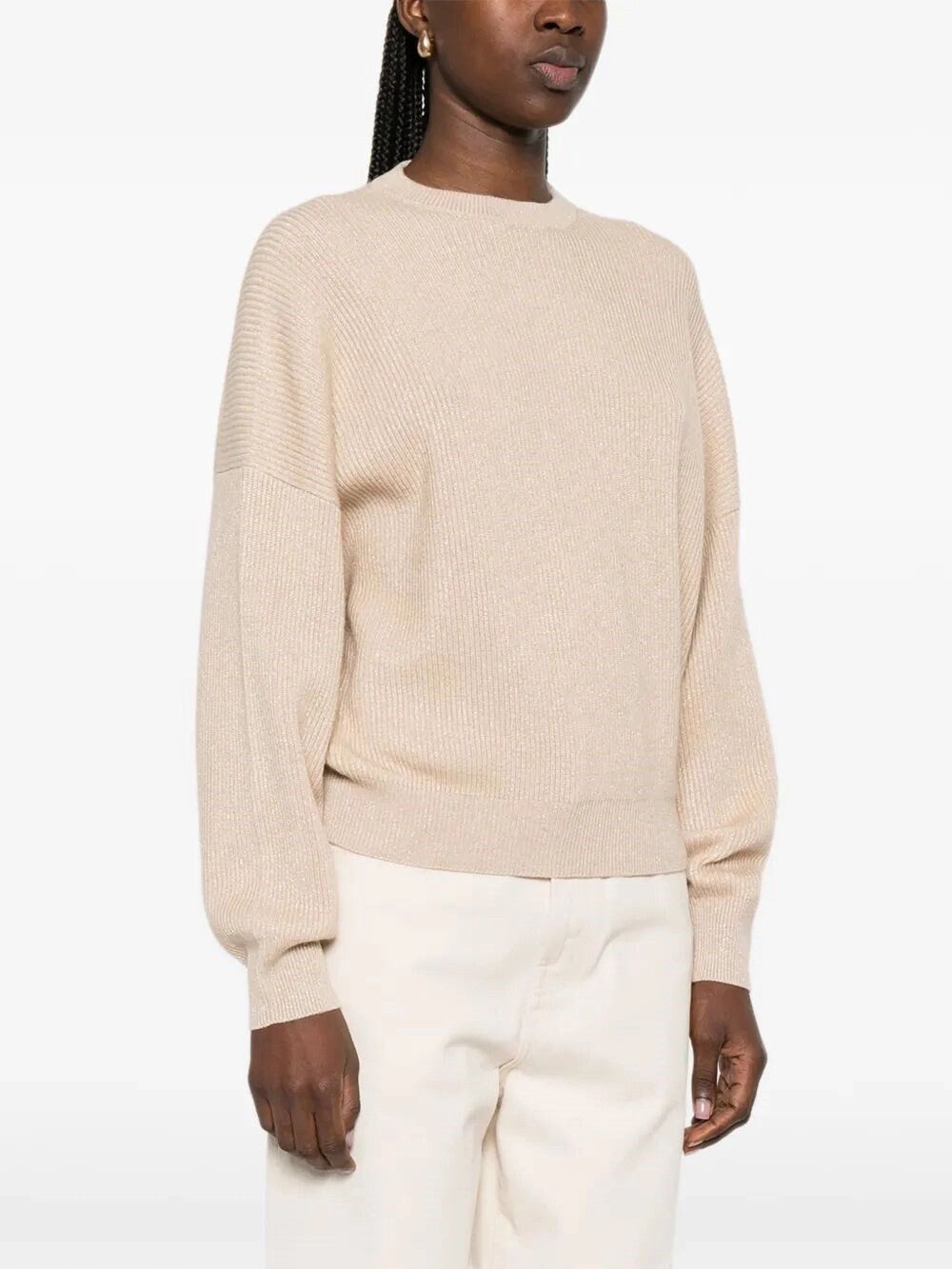 Brunello Cucinelli Round-Neck Sweater Size S / US 4 / IT 40 - 3 Thumbnail