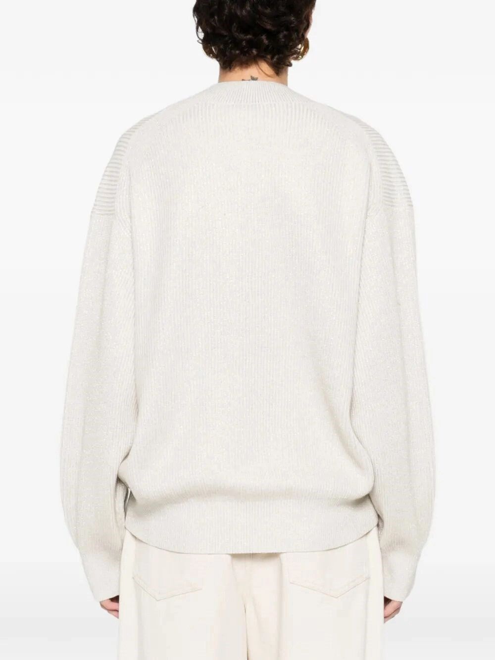 Brunello Cucinelli Sparkling Cashmere Sweater Size M / US 6-8 / IT 42-44 - 3 Thumbnail
