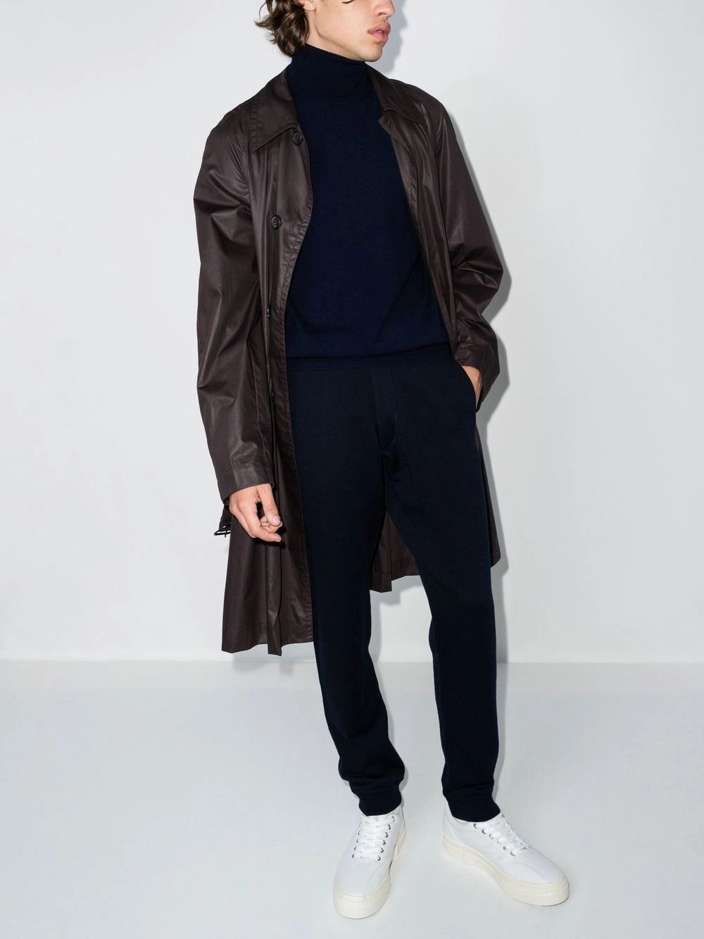Brunello Cucinelli Cashmere Turtle-Neck Size US XL / EU 56 / 4 - 2 Thumbnail