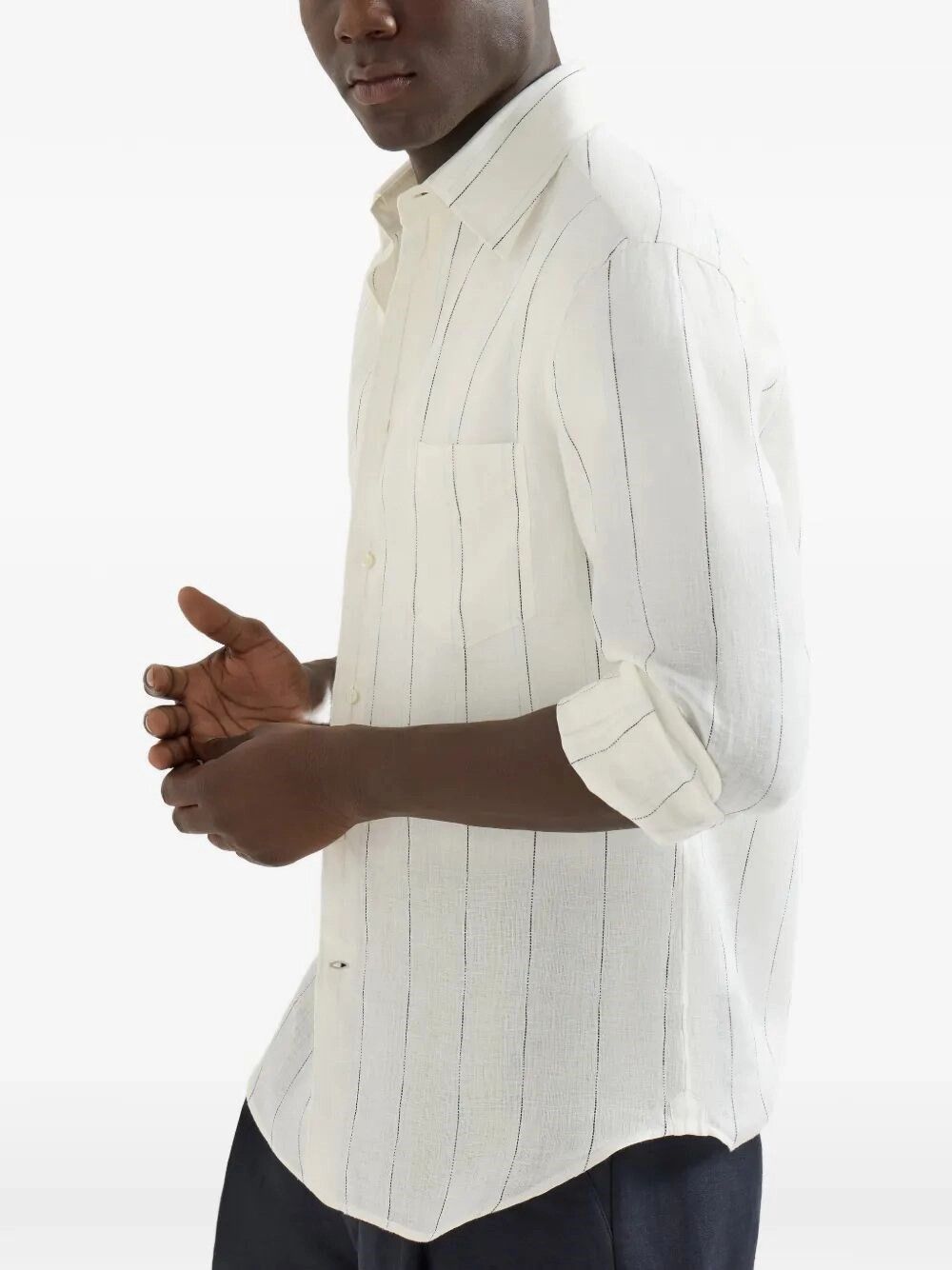 Brunello Cucinelli Shirt Size US L / EU 52-54 / 3 - 4 Thumbnail