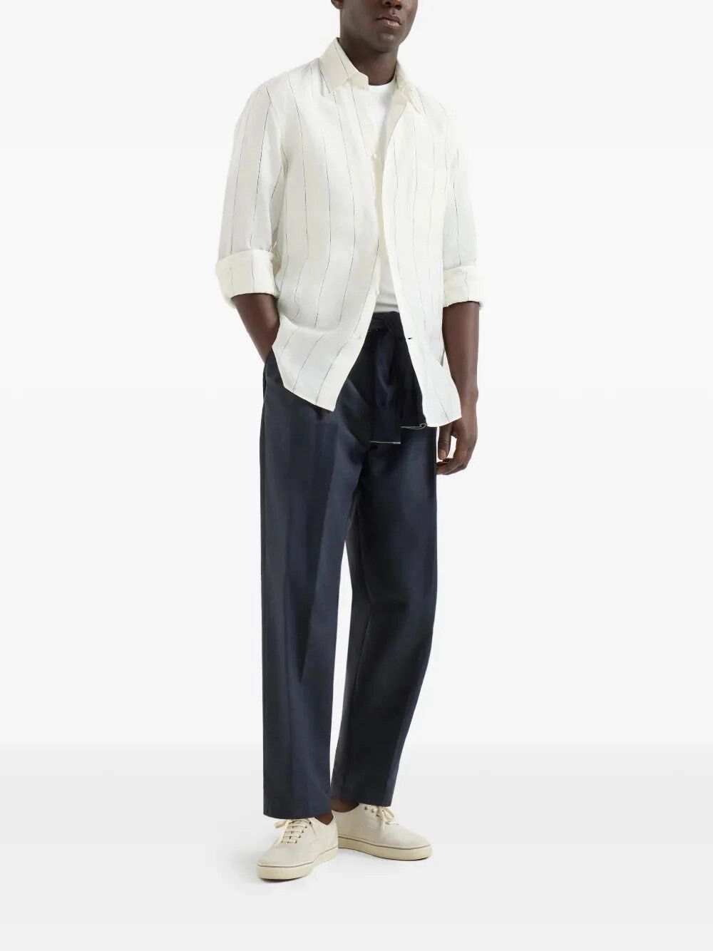 Brunello Cucinelli Shirt Size US L / EU 52-54 / 3 - 2 Thumbnail