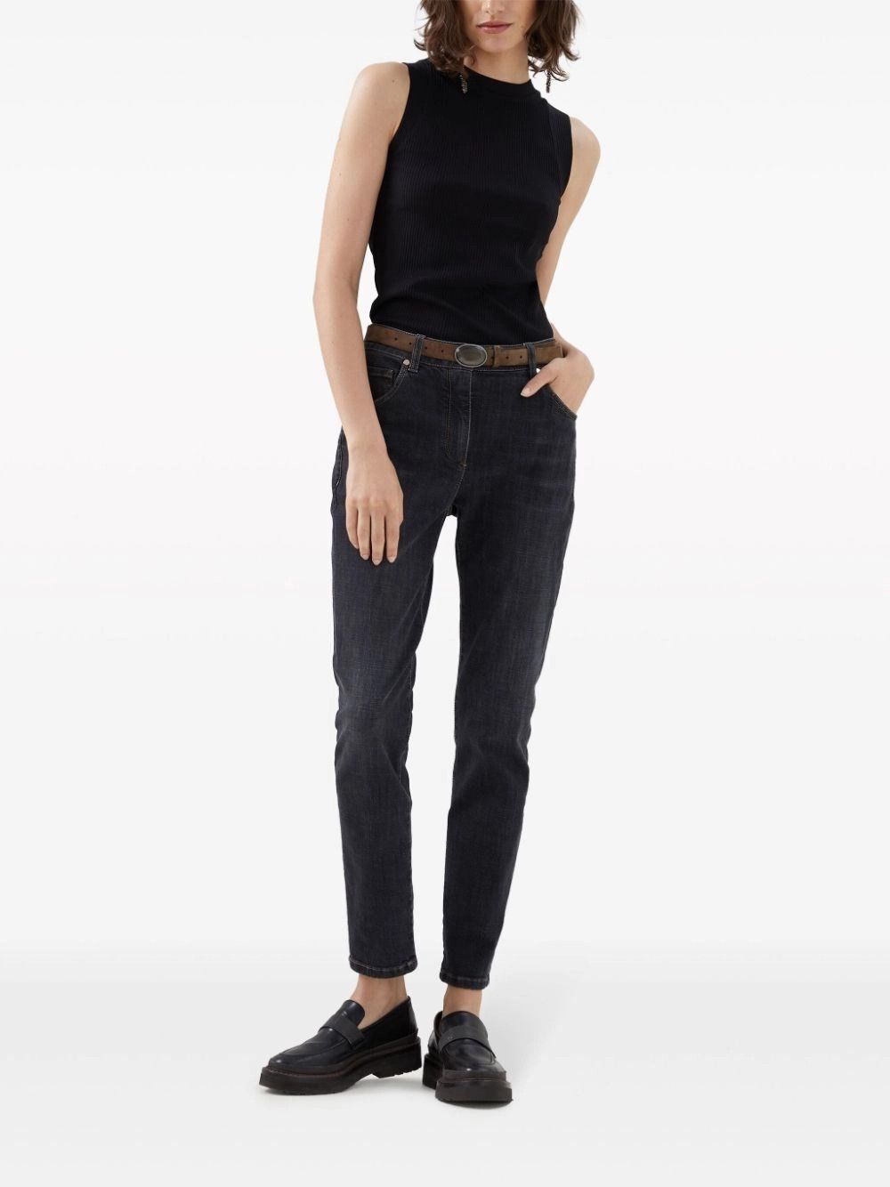 Brunello Cucinelli Denim Pants Size 28" / US 6 / IT 42 - 2 Thumbnail
