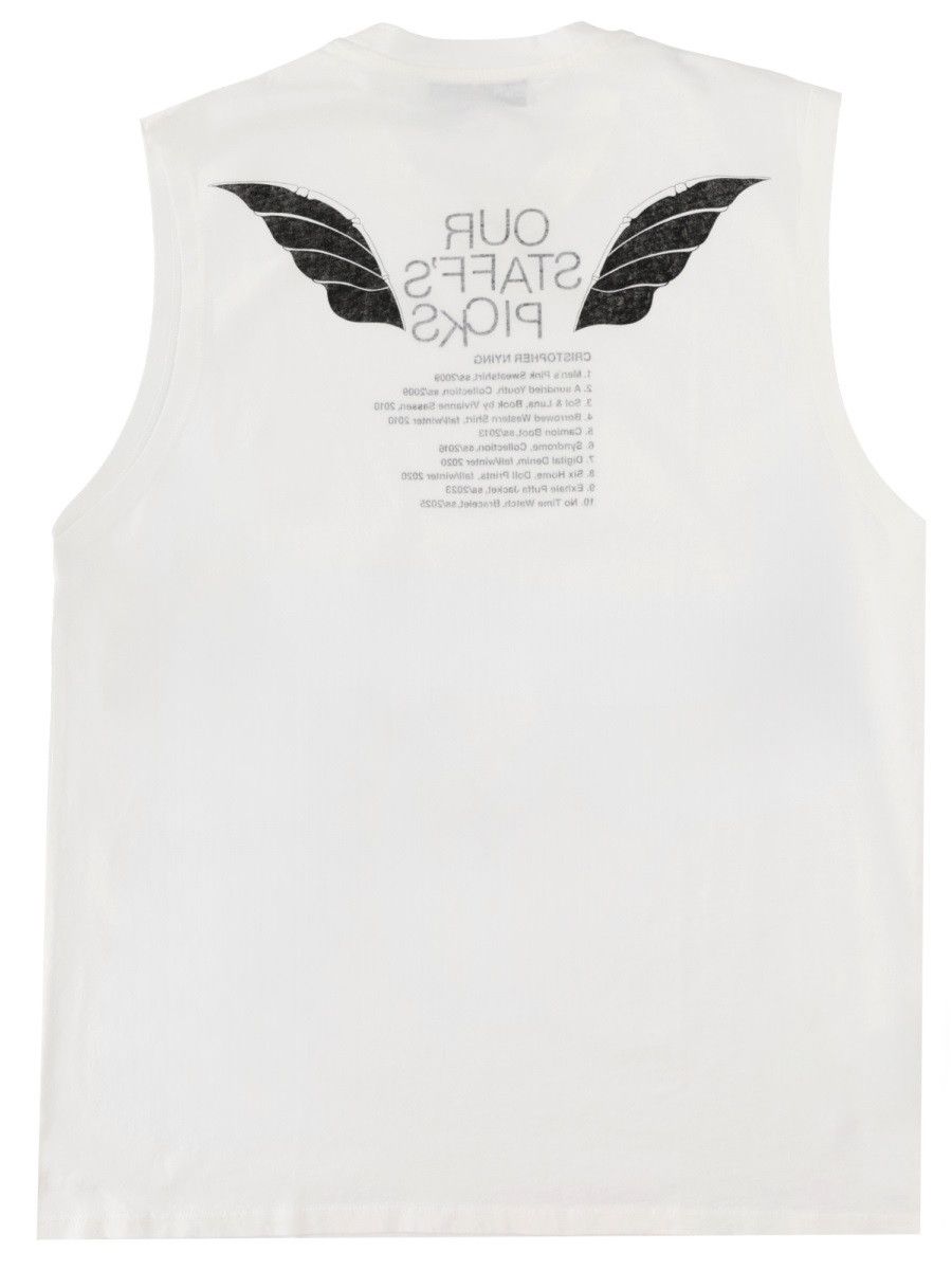 Our Legacy OUR LEGACY TANK TOP "BREATHE" - WHITE (IT 44) Size US XS / EU 42 / 0 - 2 Thumbnail