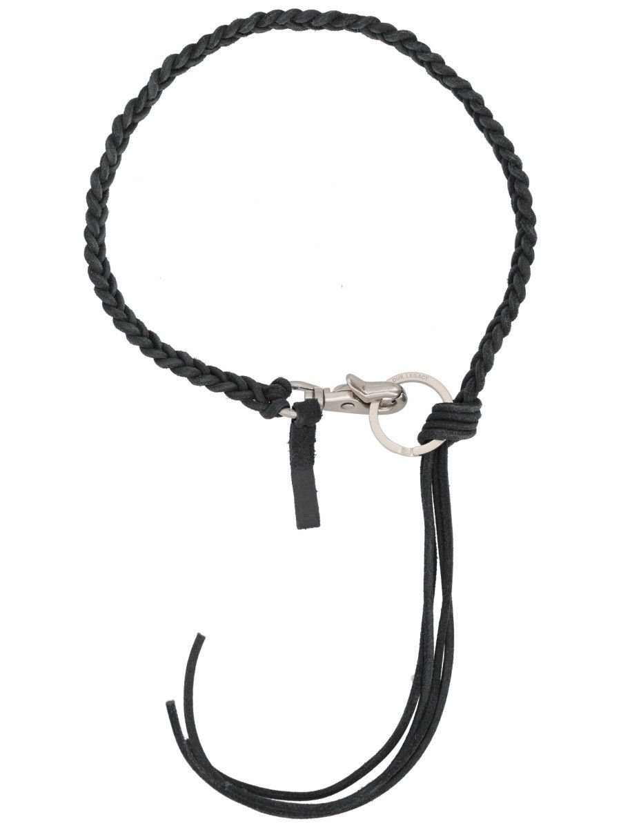 Our Legacy OUR LEGACY BRAIDED LADON NECKLACE - BLACK Size ONE SIZE - 2 Thumbnail