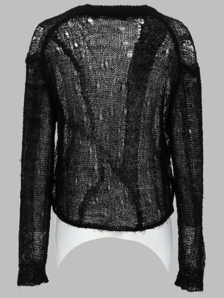 Our Legacy OUR LEGACY CARDIGAN "ACADEMY" - BLACK (EU 38) Size XS / US 0-2 / IT 36-38 - 2 Thumbnail