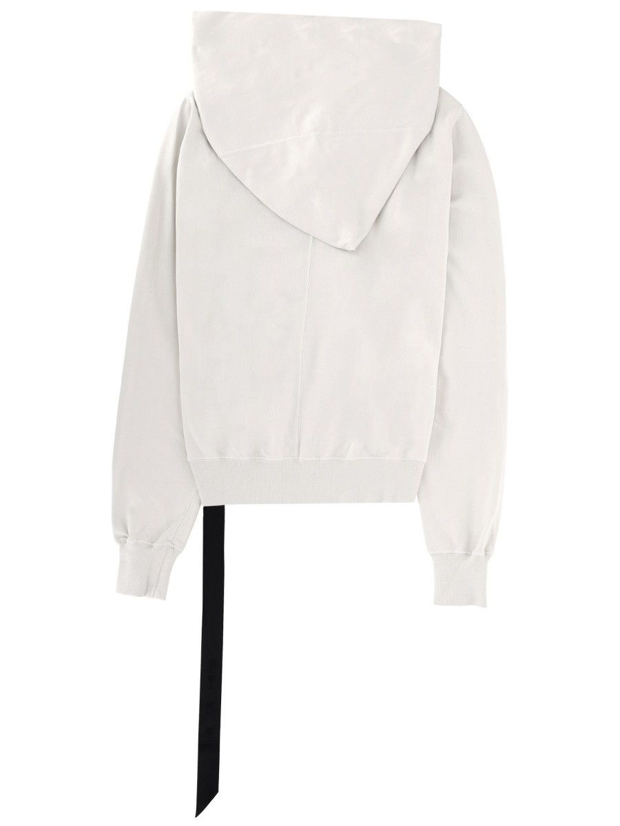 Rick Owens Drkshdw RICK OWENS DRKSHDW MOUNTAIN" SWEATSHIRT - WHITE Size US S / EU 44-46 / 1 - 3 Thumbnail