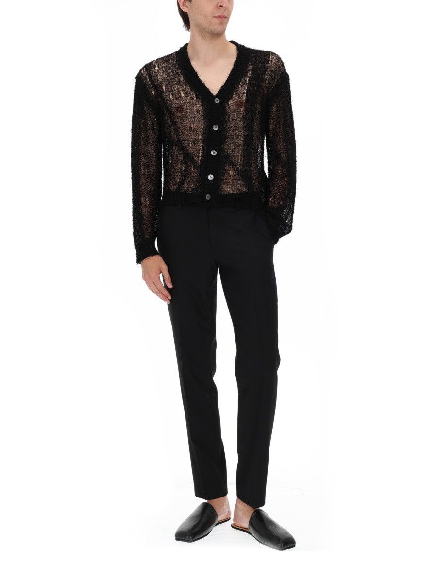Our Legacy OUR LEGACY CARDIGAN TRAFORATO - BLACK (IT 52) Size US XL / EU 56 / 4 - 2 Thumbnail